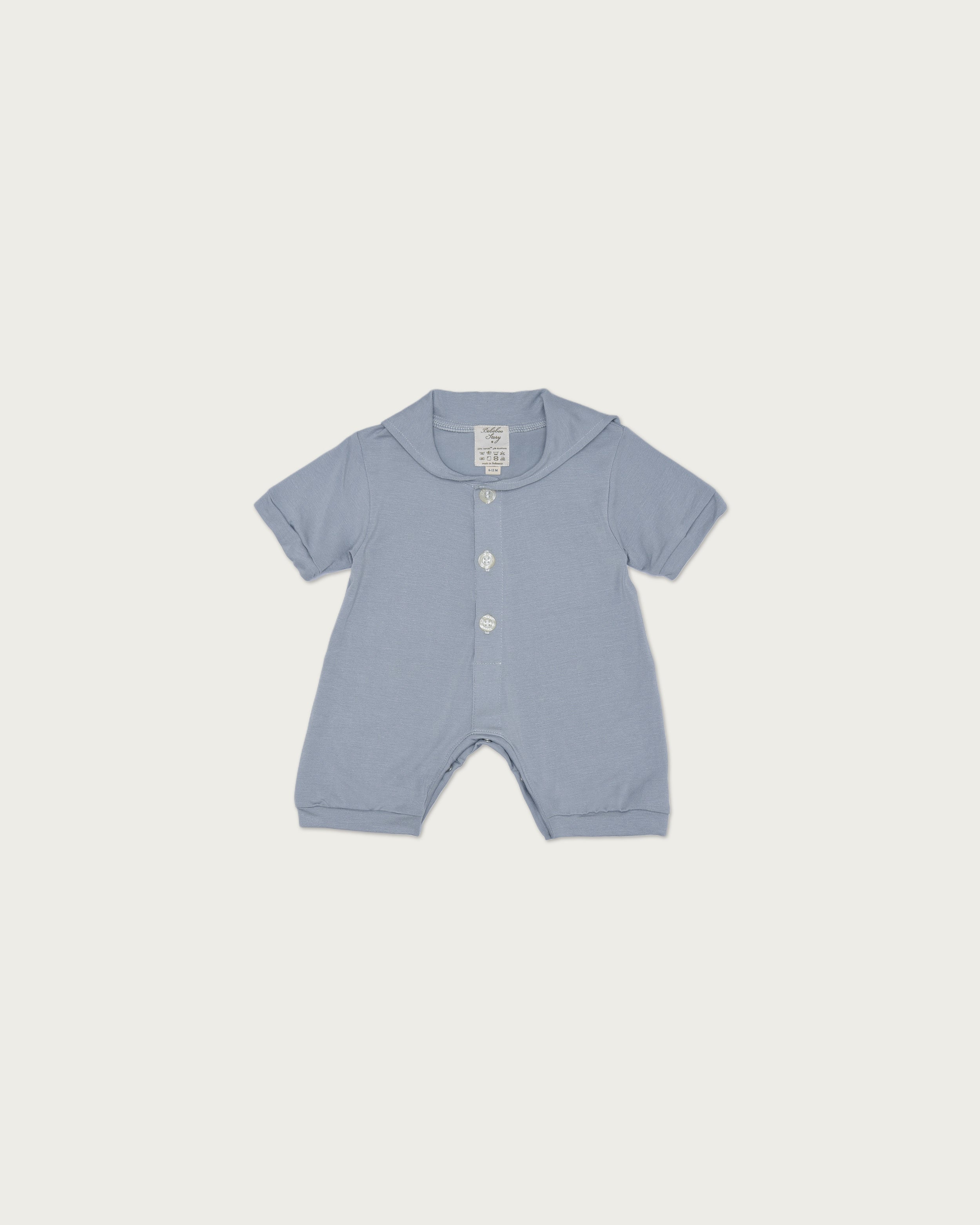 Baby’s Francis Onesie in Faded Denim