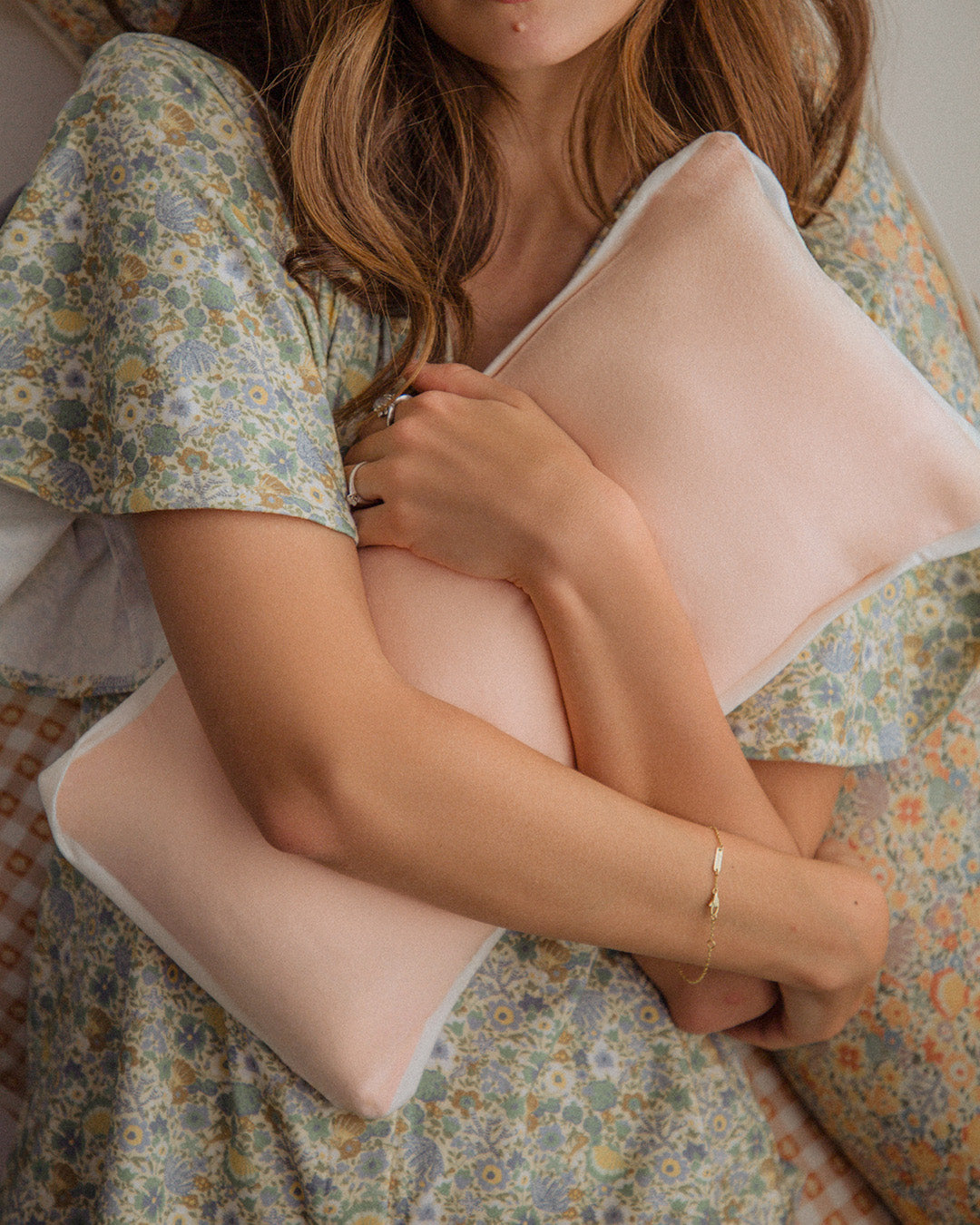 Petite Cuddle Pillow in Rosebloom