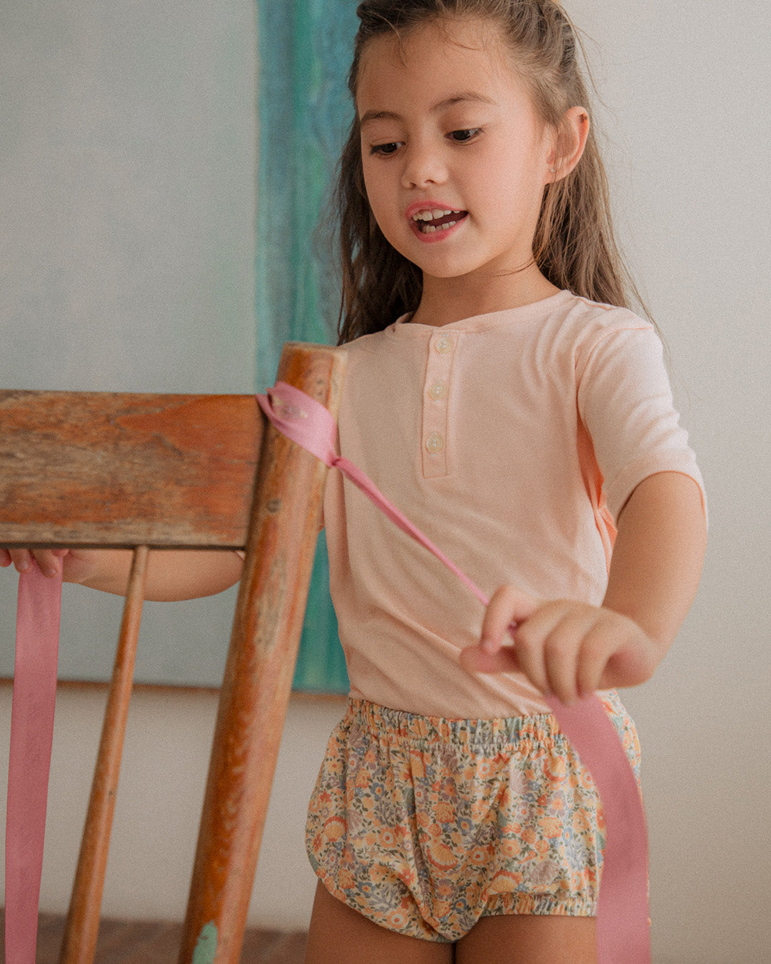 Kid's Bloomers in Coralino