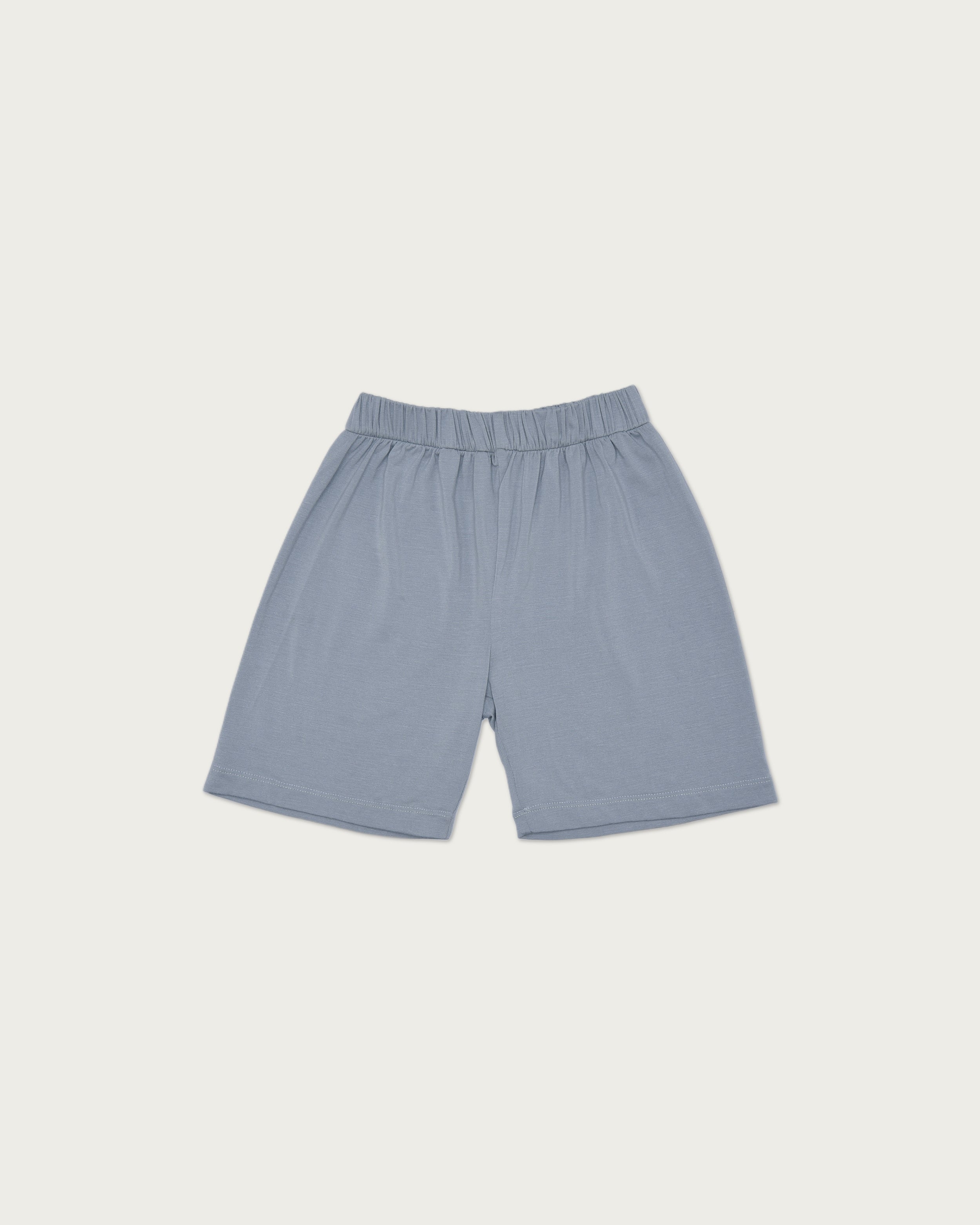 Kid's Boo Short Pants in Faded Denim
