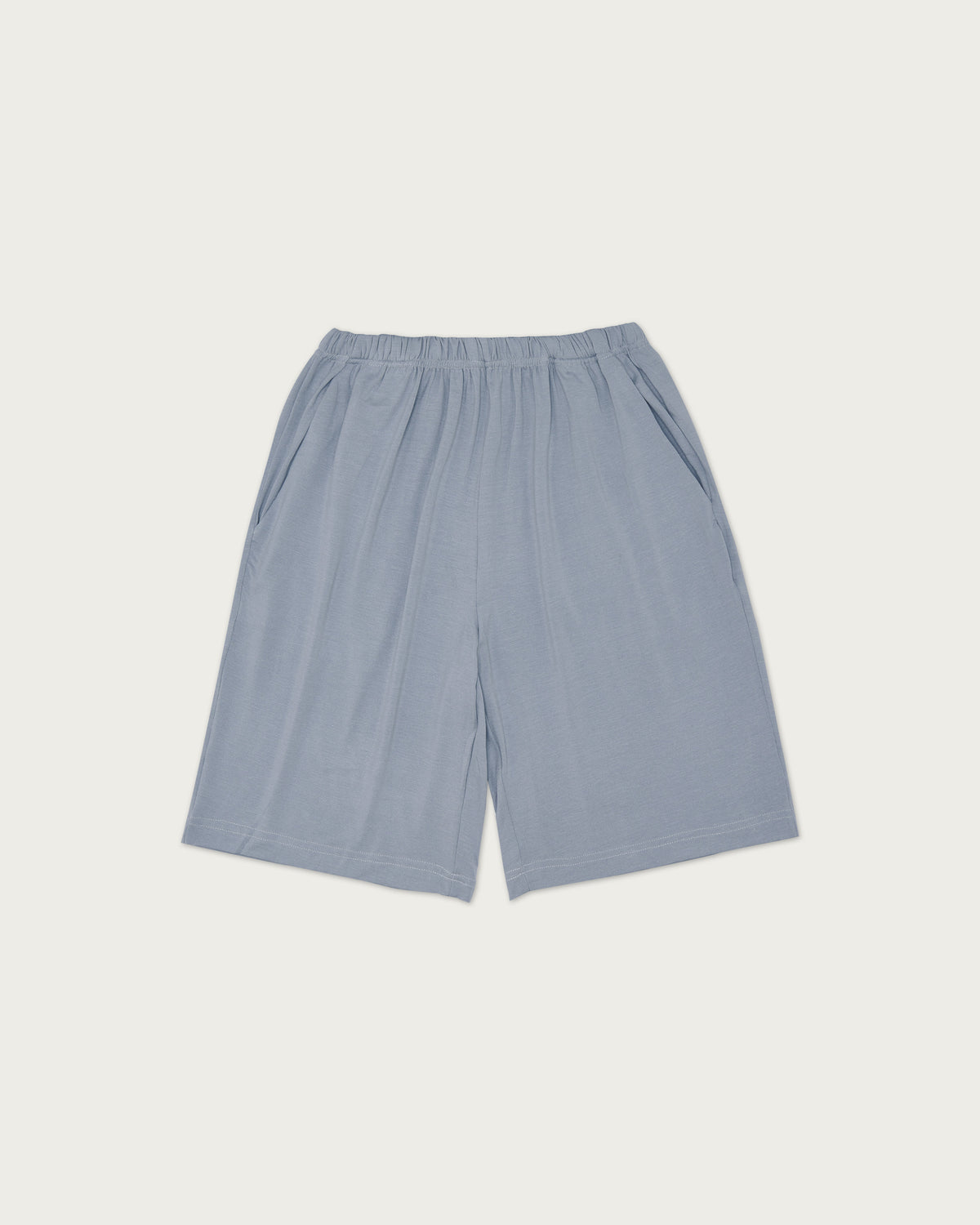 Unisex Adult's Boo Short Pants in Faded Denim