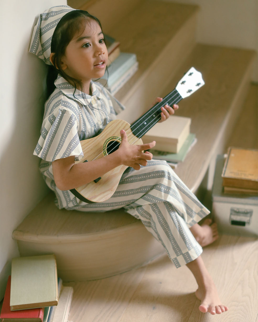 Girl's Lula Top in Rainbow's End