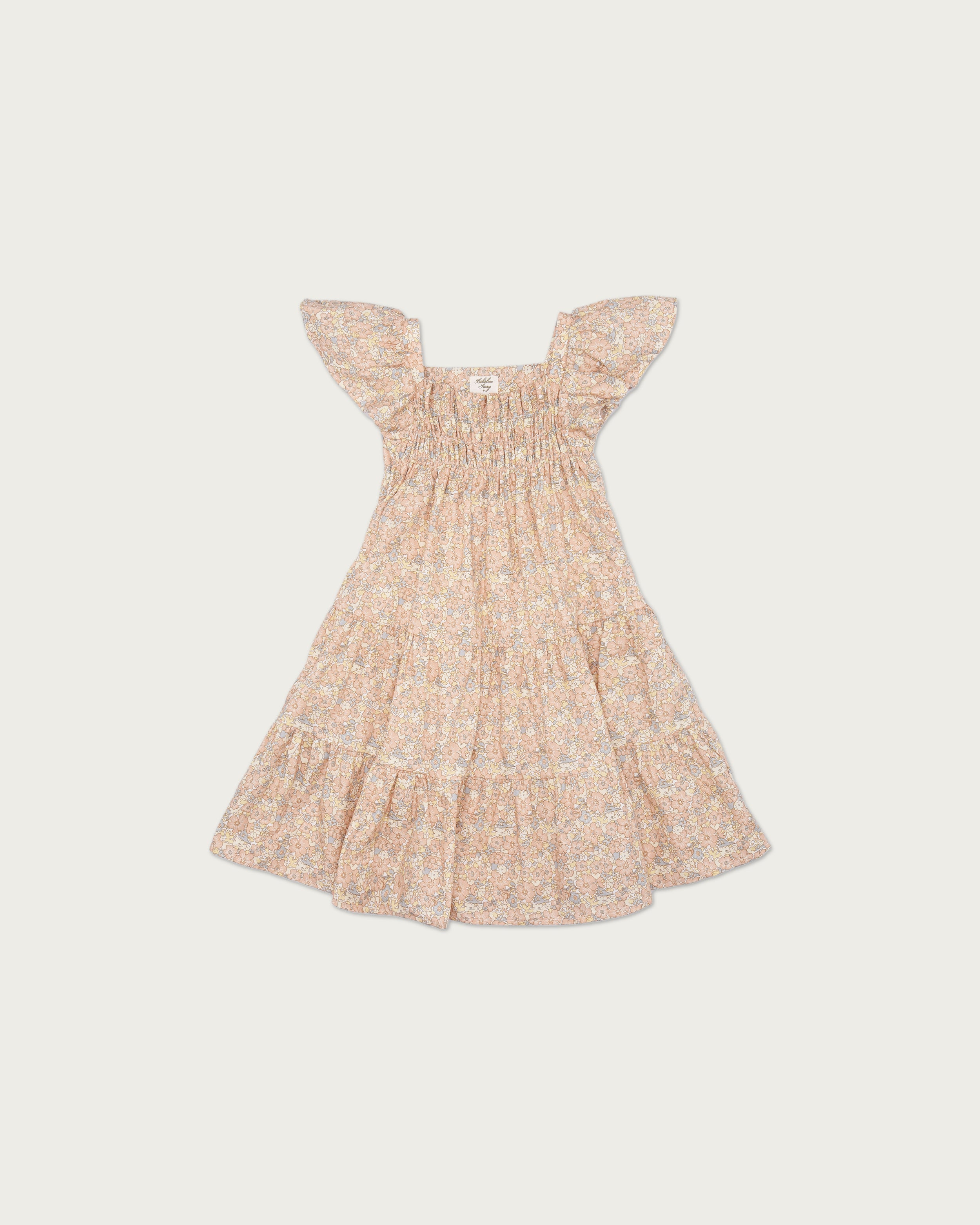 Girl's Ava Dress in Rosy