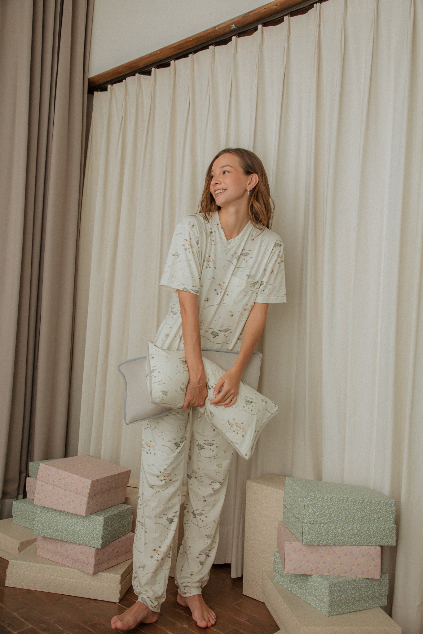 Unisex Adult's Boo Long Pants in Underwater