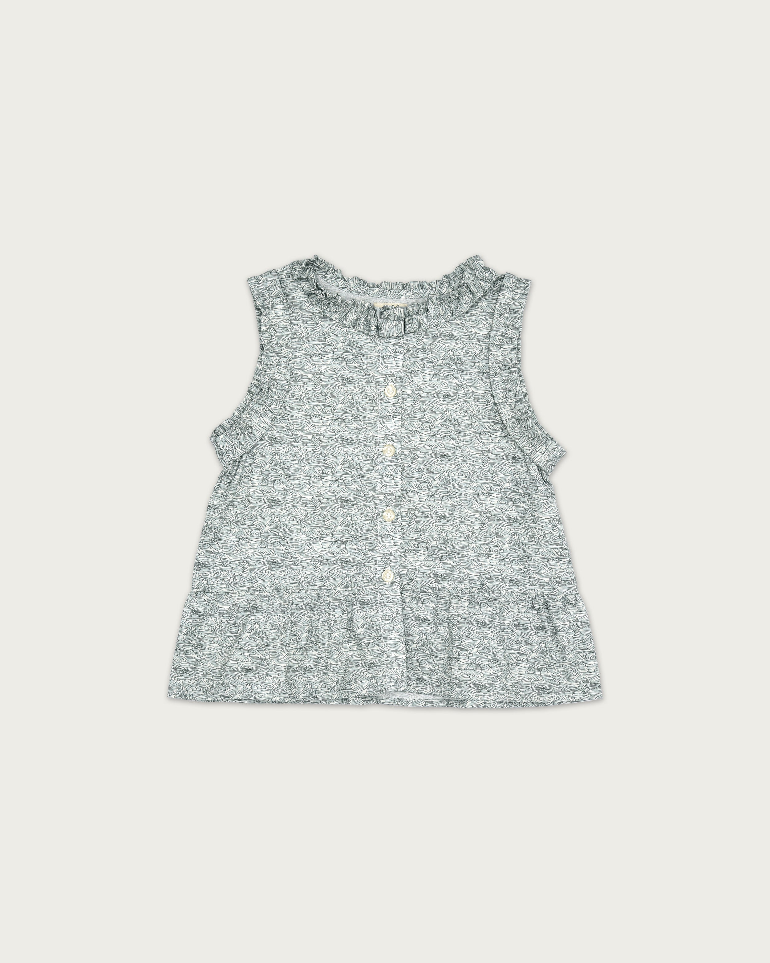 Girl's Mira Top in Tidal