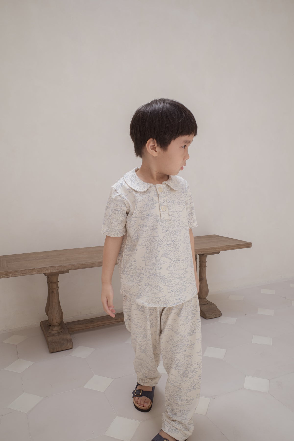 Kid's Boo Long Pants in Everflow
