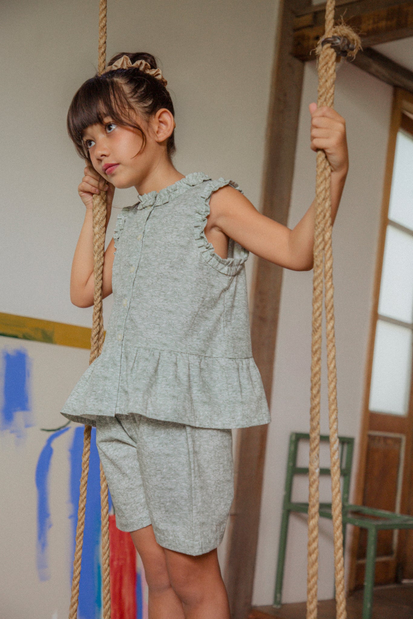 Kid's Boo Short Pants in Tidal