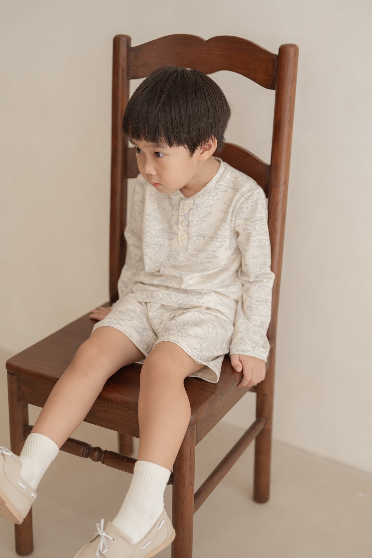 Kid's Lou Top in Everflow
