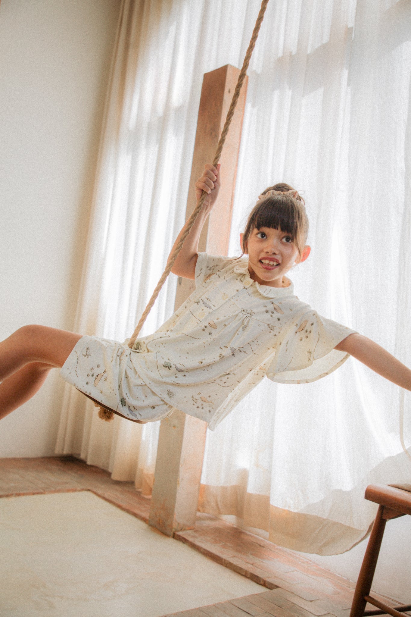 Girl's Lula Top in Underwater