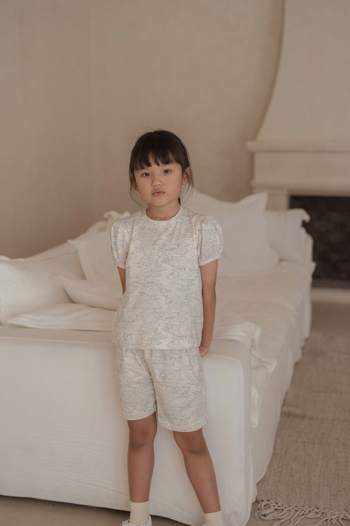 Kid's Boo Short Pants in Everflow