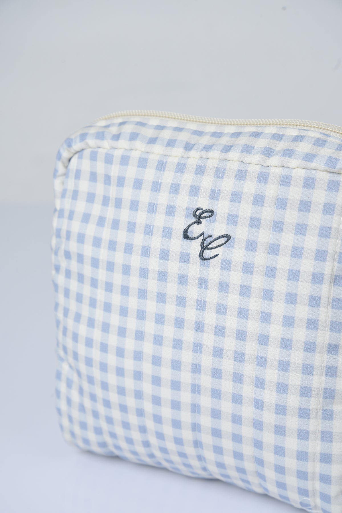 Essential Pouch in Cloud Gingham