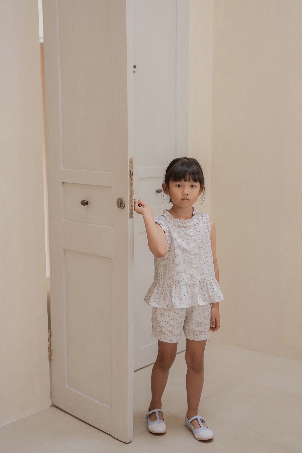 Kid's Summer Short Pants in Morning Dew