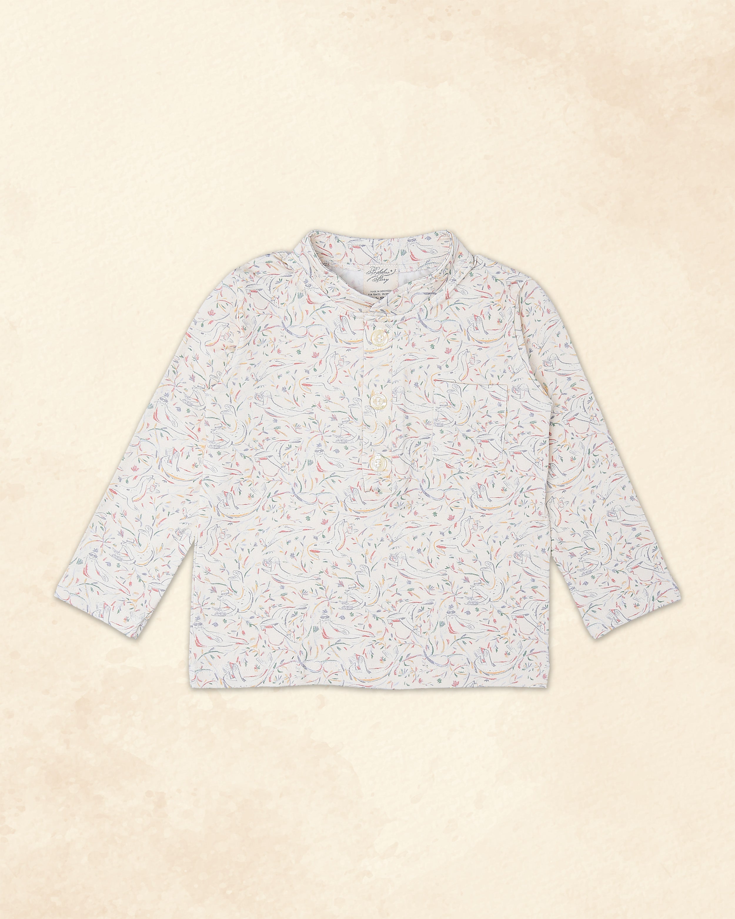 Boy's Finn Top in Signore Seals