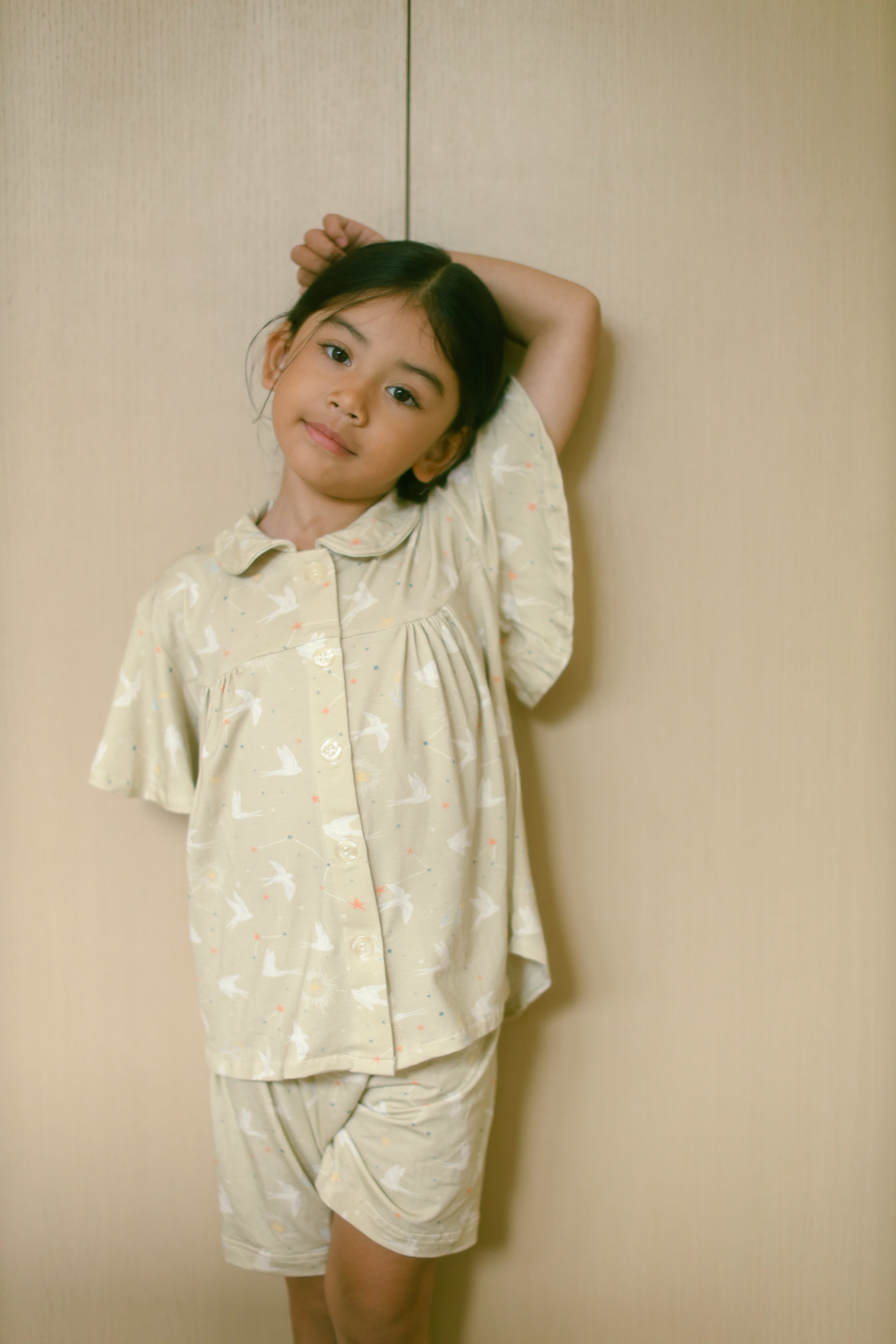 Girl's Lula Top in Two Drifters