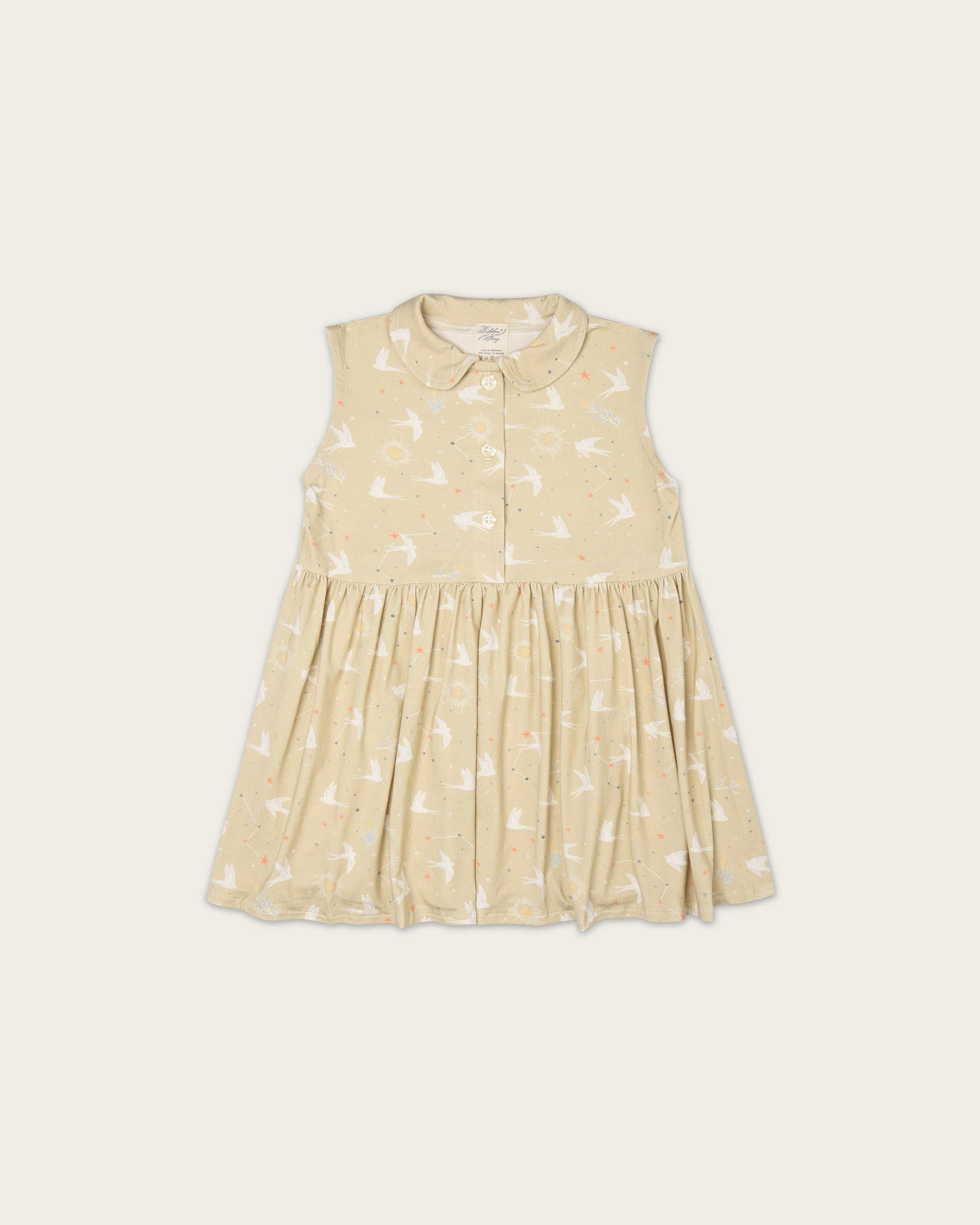 Girl's Penelope Dress in Two Drifters