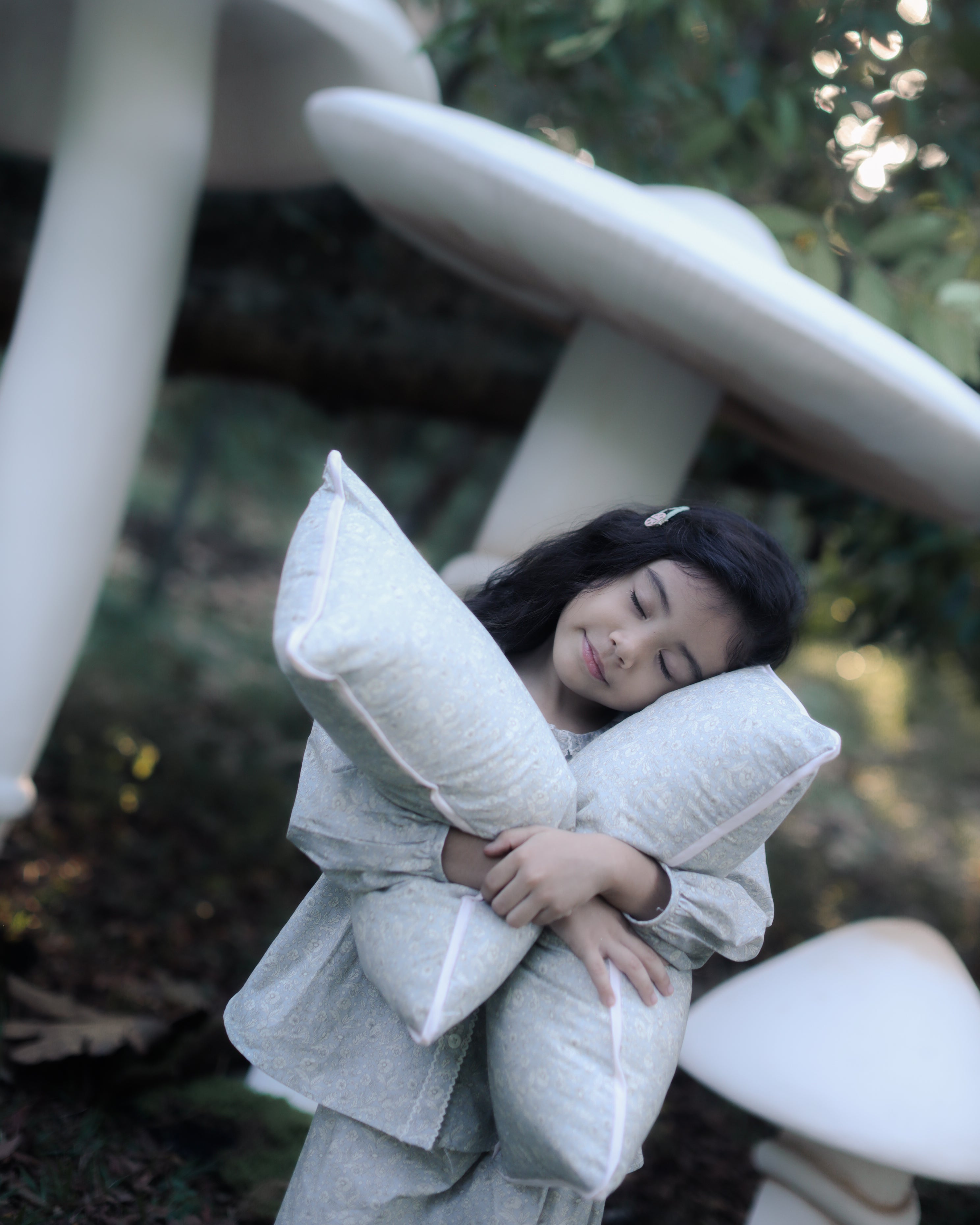 Petite Cuddle Pillow in Bluebell