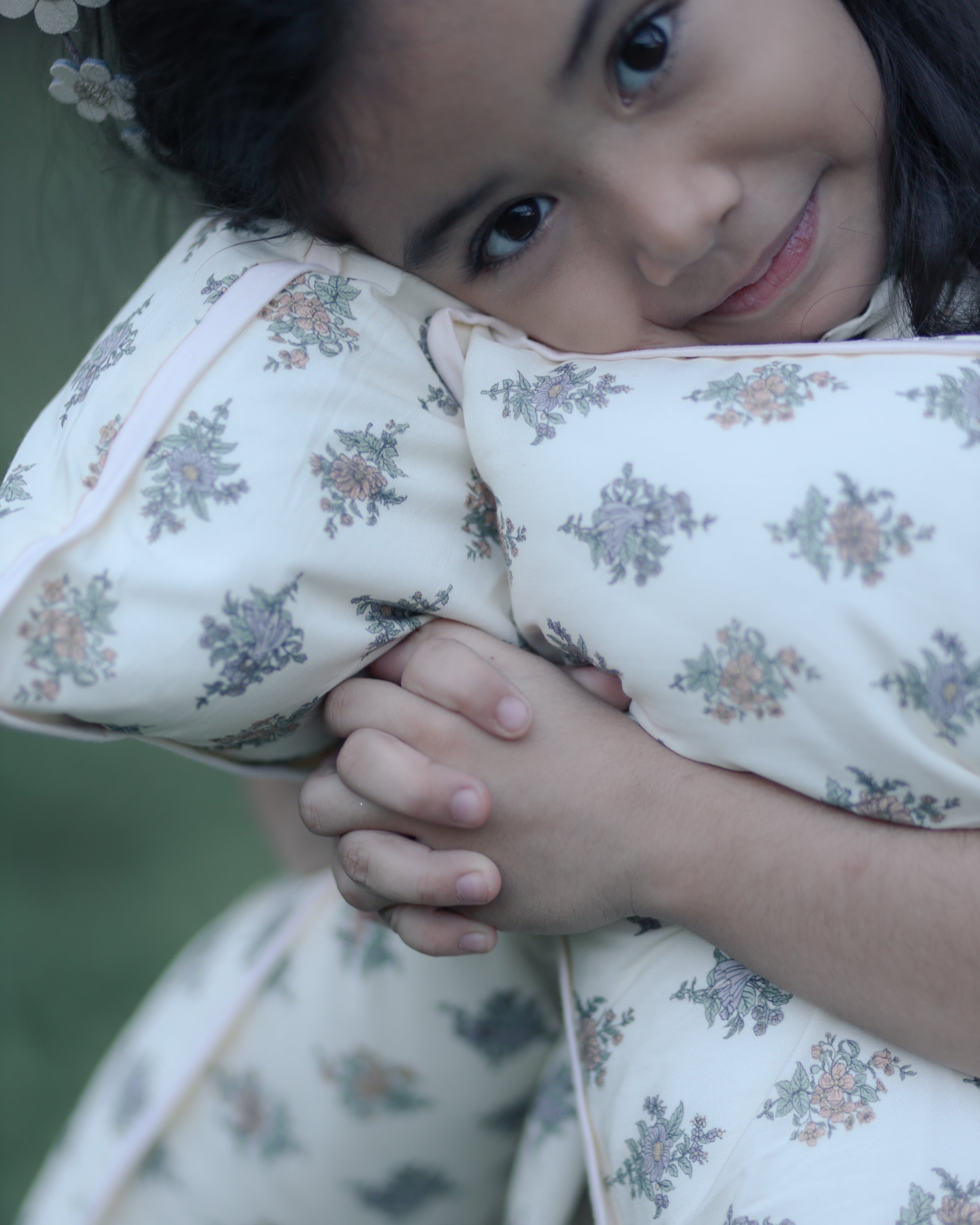 Petite Cuddle Pillow in Sweet Pea