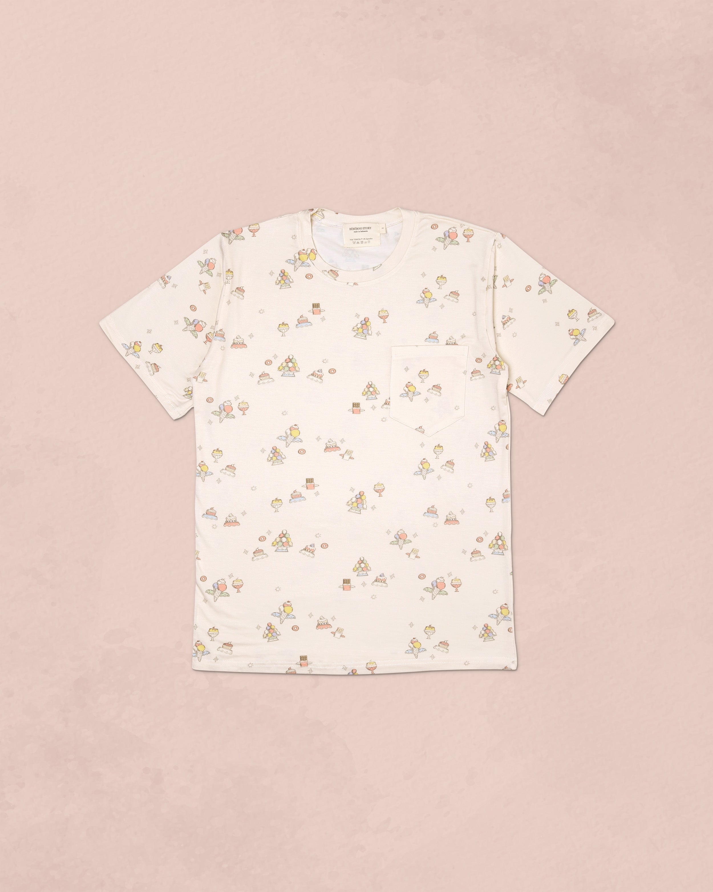 Unisex Adult's Boo Short Sleeve Top in Sweet Heavens