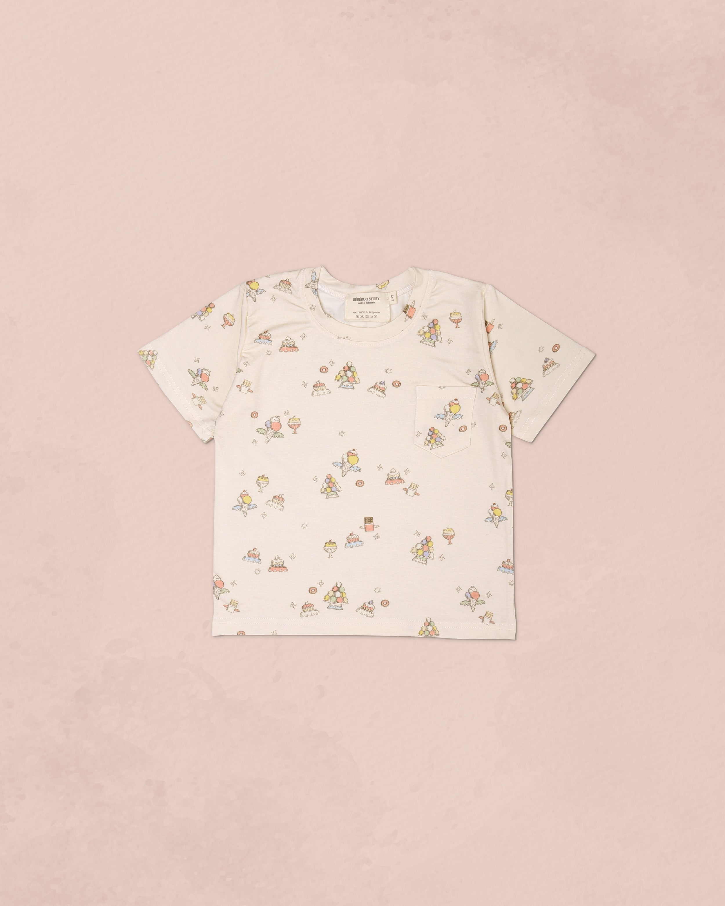 Kid's Boo Short Sleeve Top in Sweet Heavens