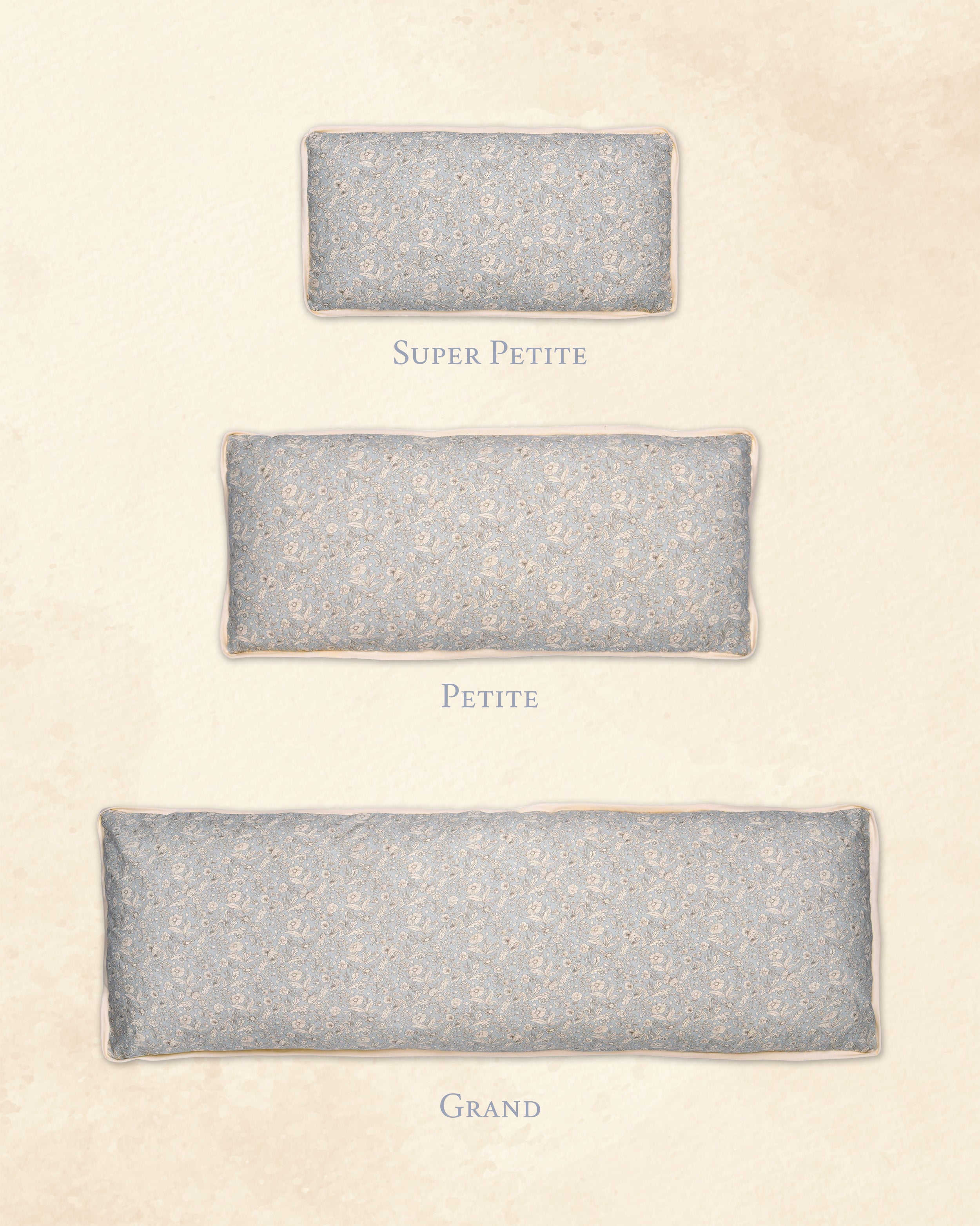 (CASE ONLY) Super Petite Cuddle Pillow in Bluebell