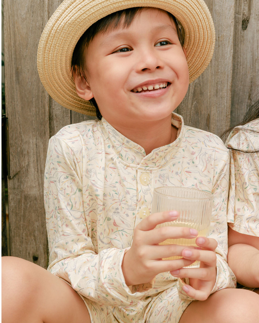 Boy's Finn Top in Signore Seals