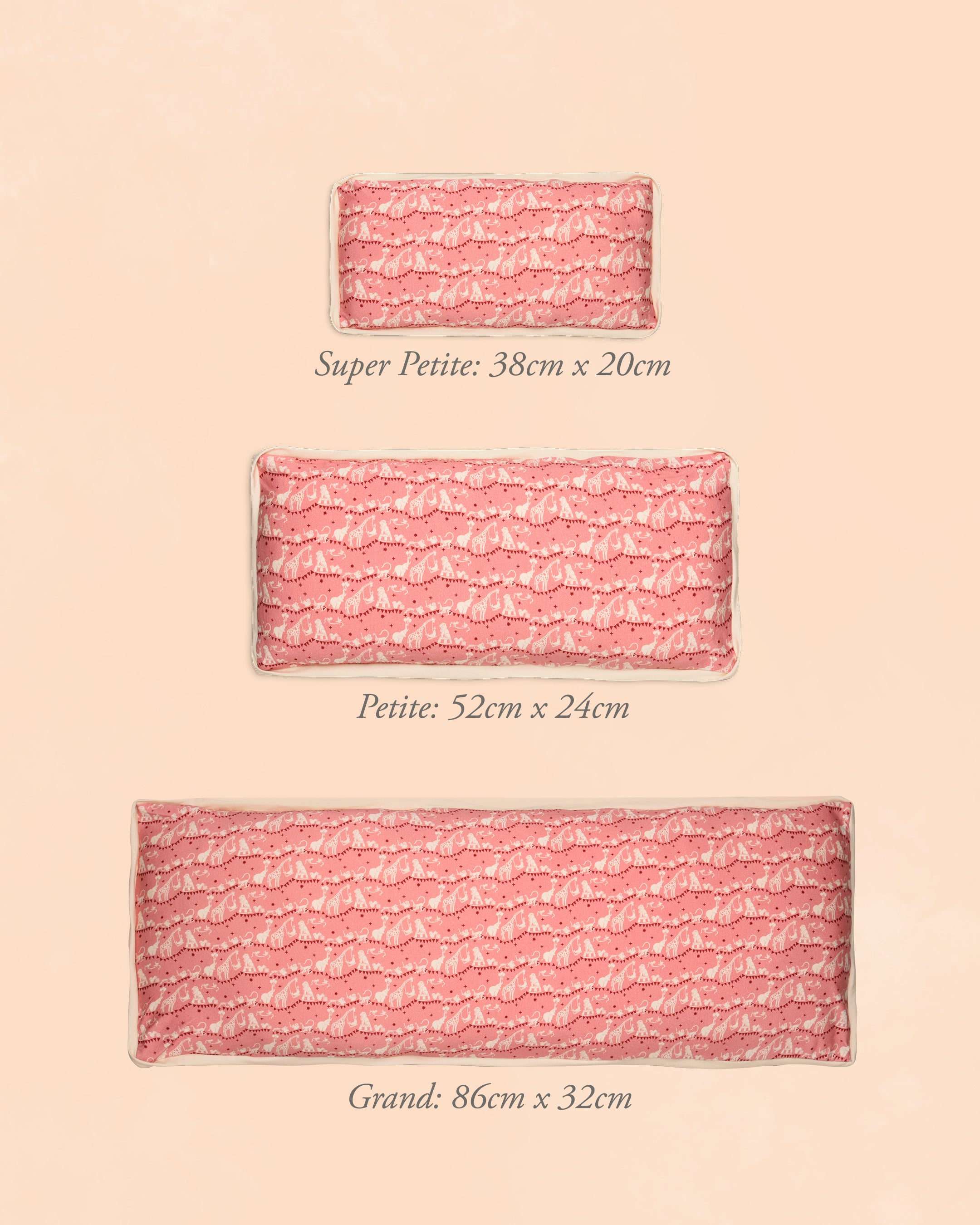 (CASE ONLY) Super Petite Cuddle Pillow in À La Fête Pink