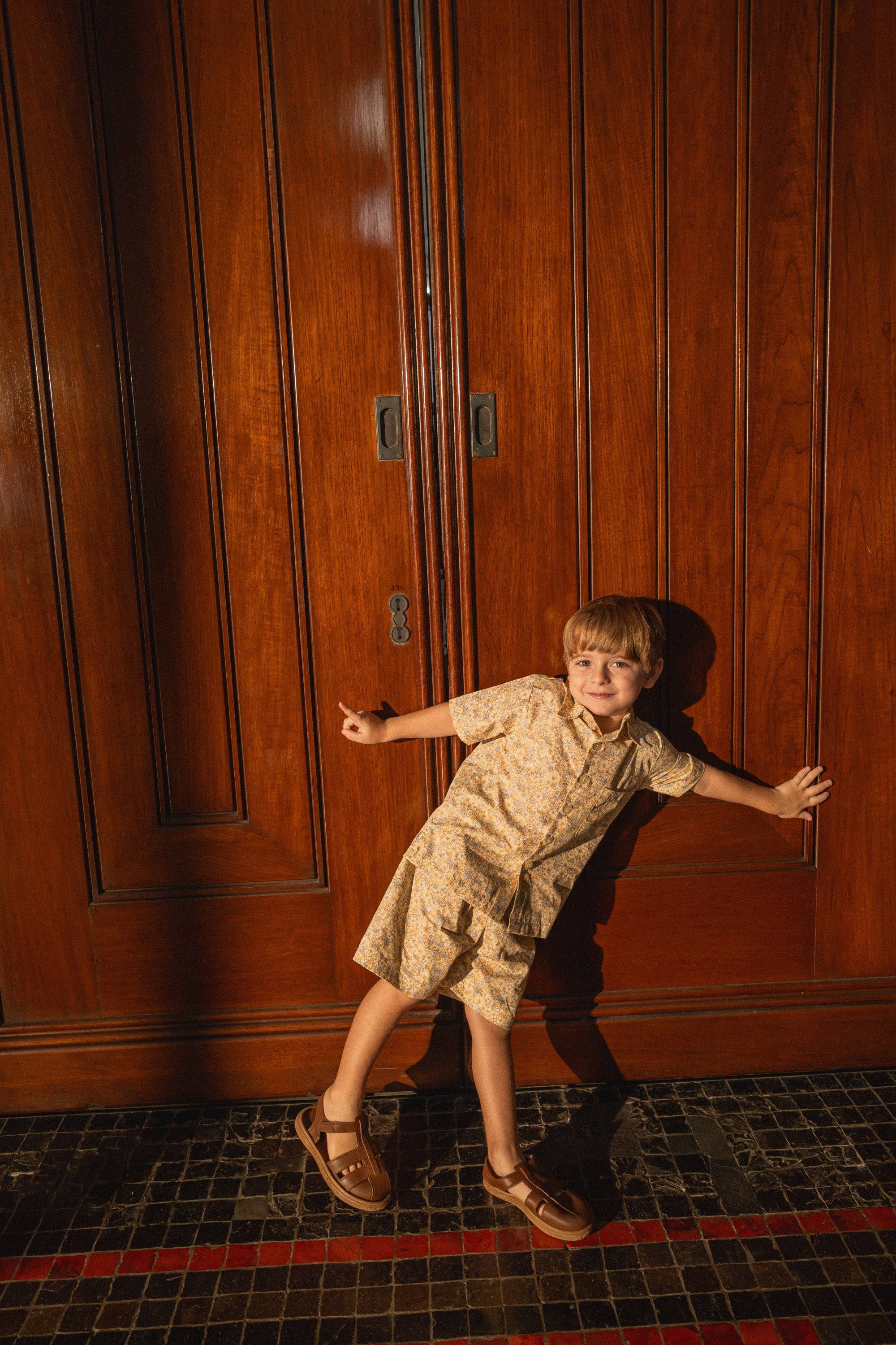 Kid's Essential Top in Marigold