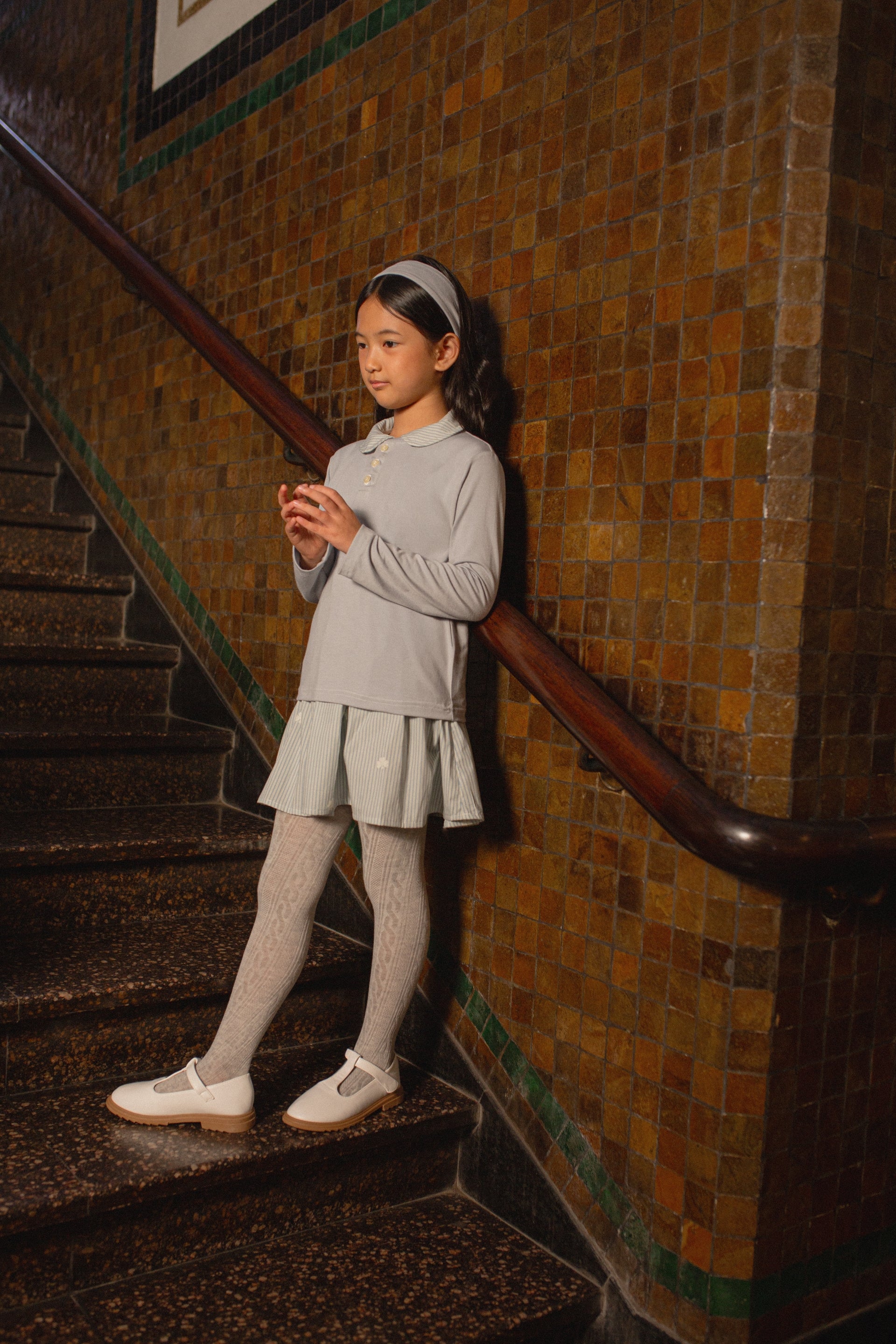 Girl's Penelope Dress in Lucky Charm