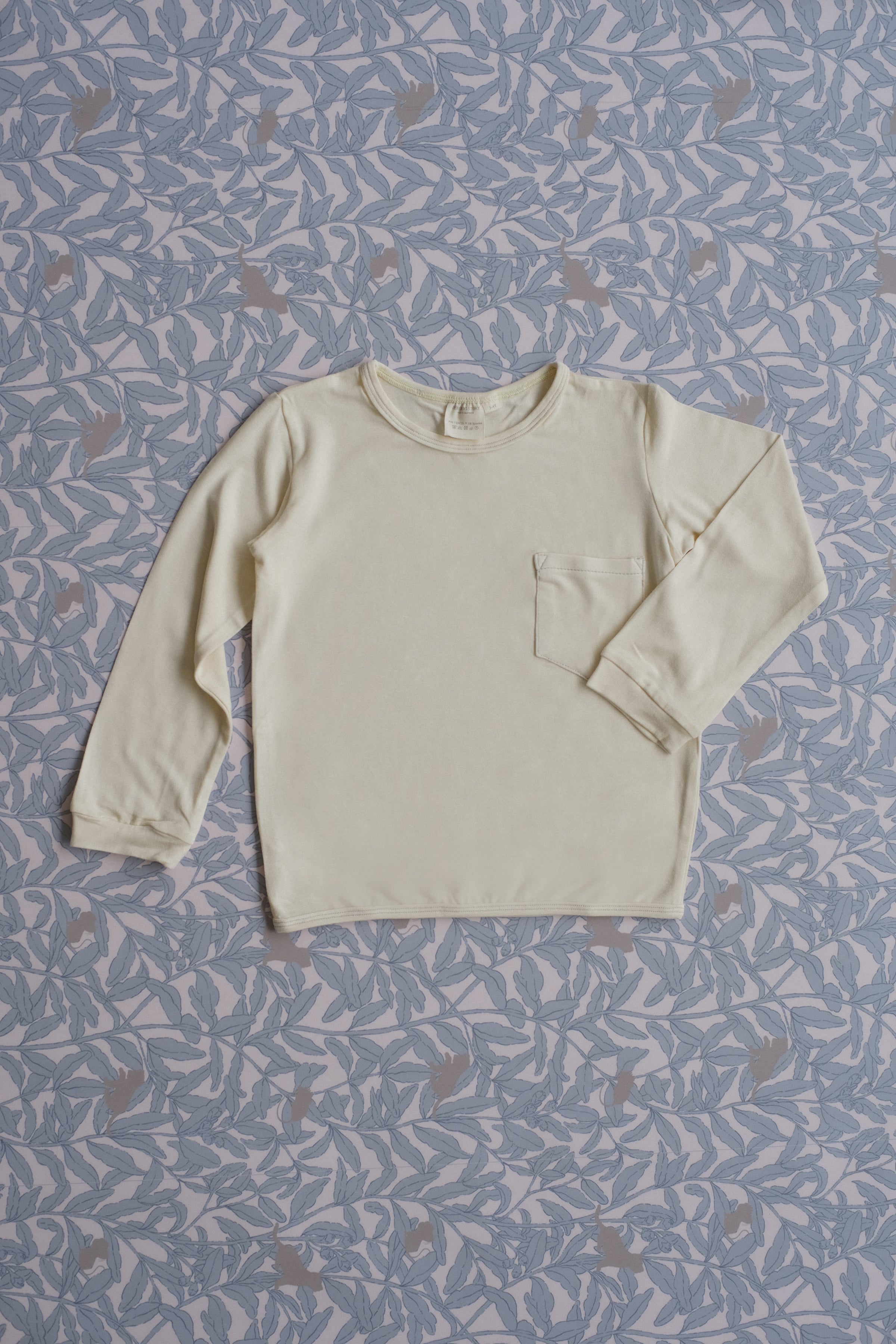 Kid's Boo Long Sleeve Top in Oatmilk