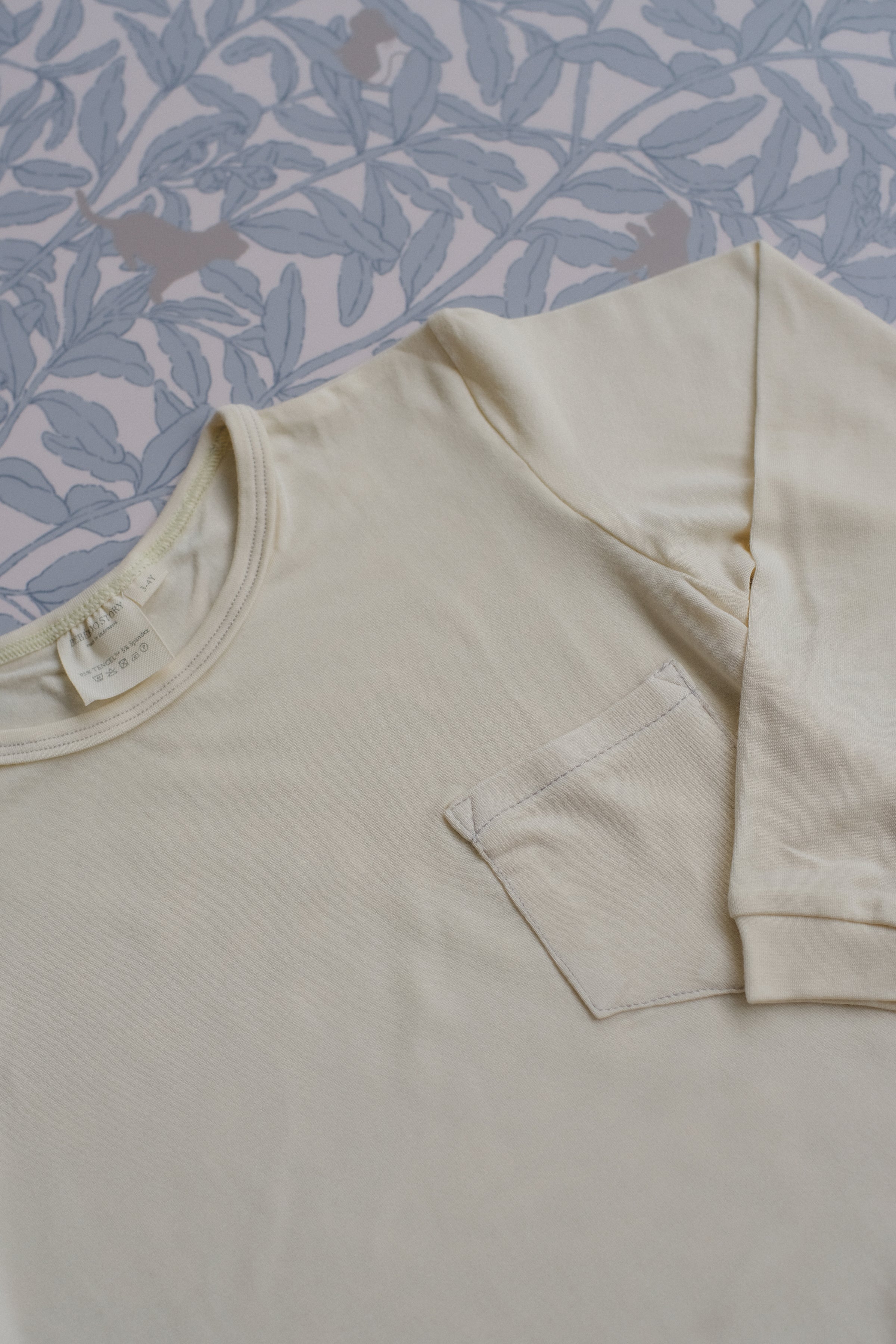 Kid's Boo Long Sleeve Top in Oatmilk