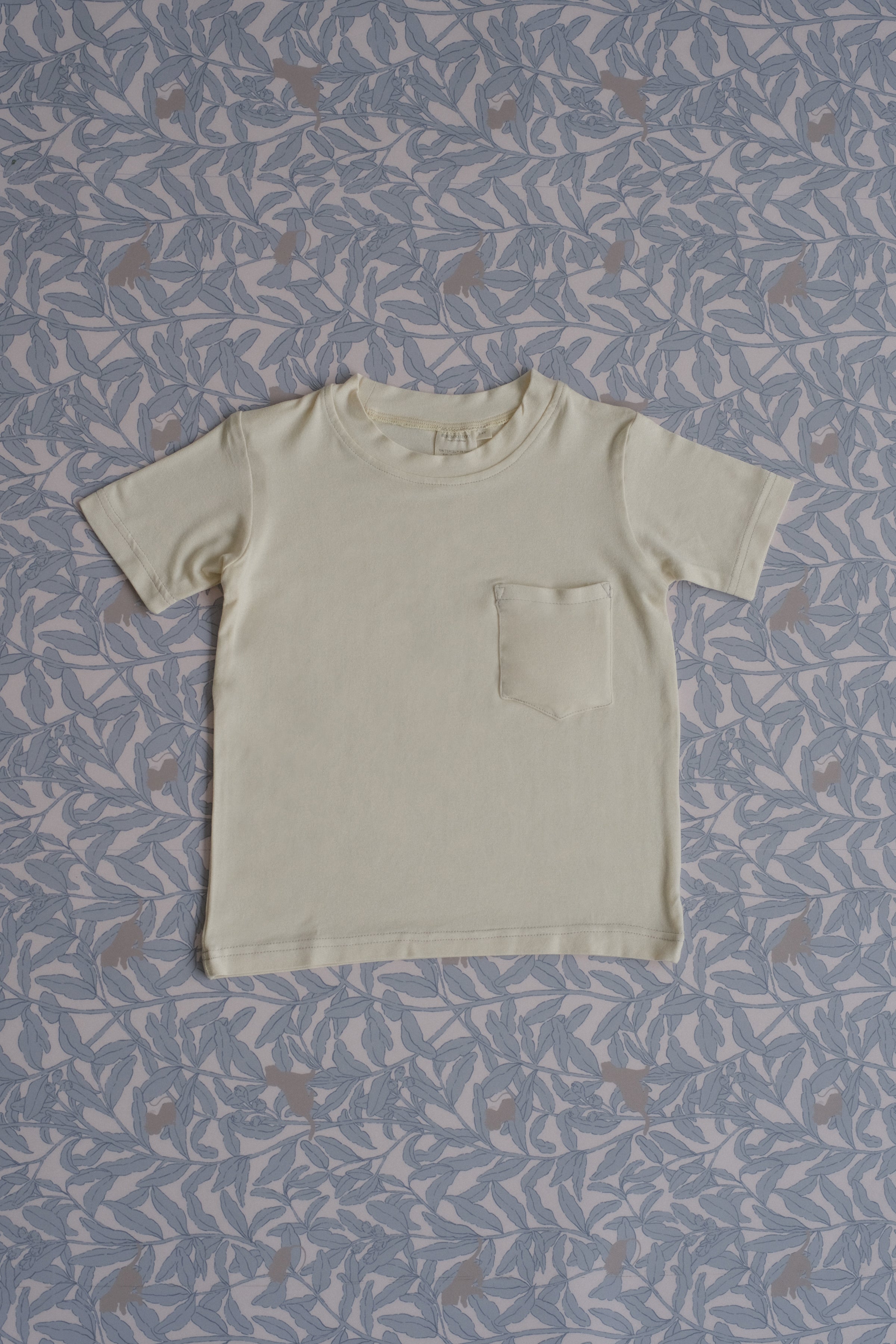 Kid's Boo Short Sleeve Top in Oatmilk