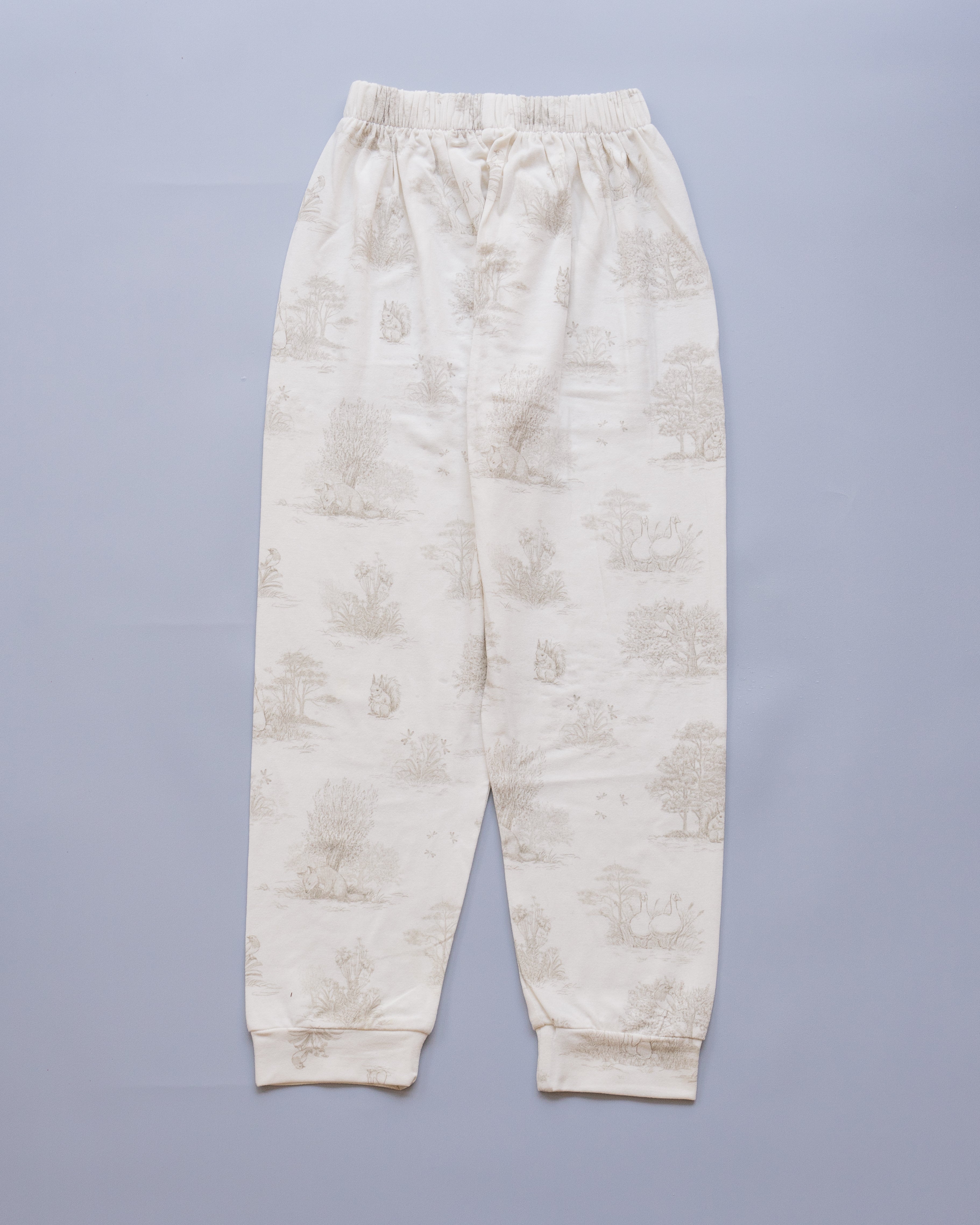 Kid's Boo Long Pants in Secret Garden Grey