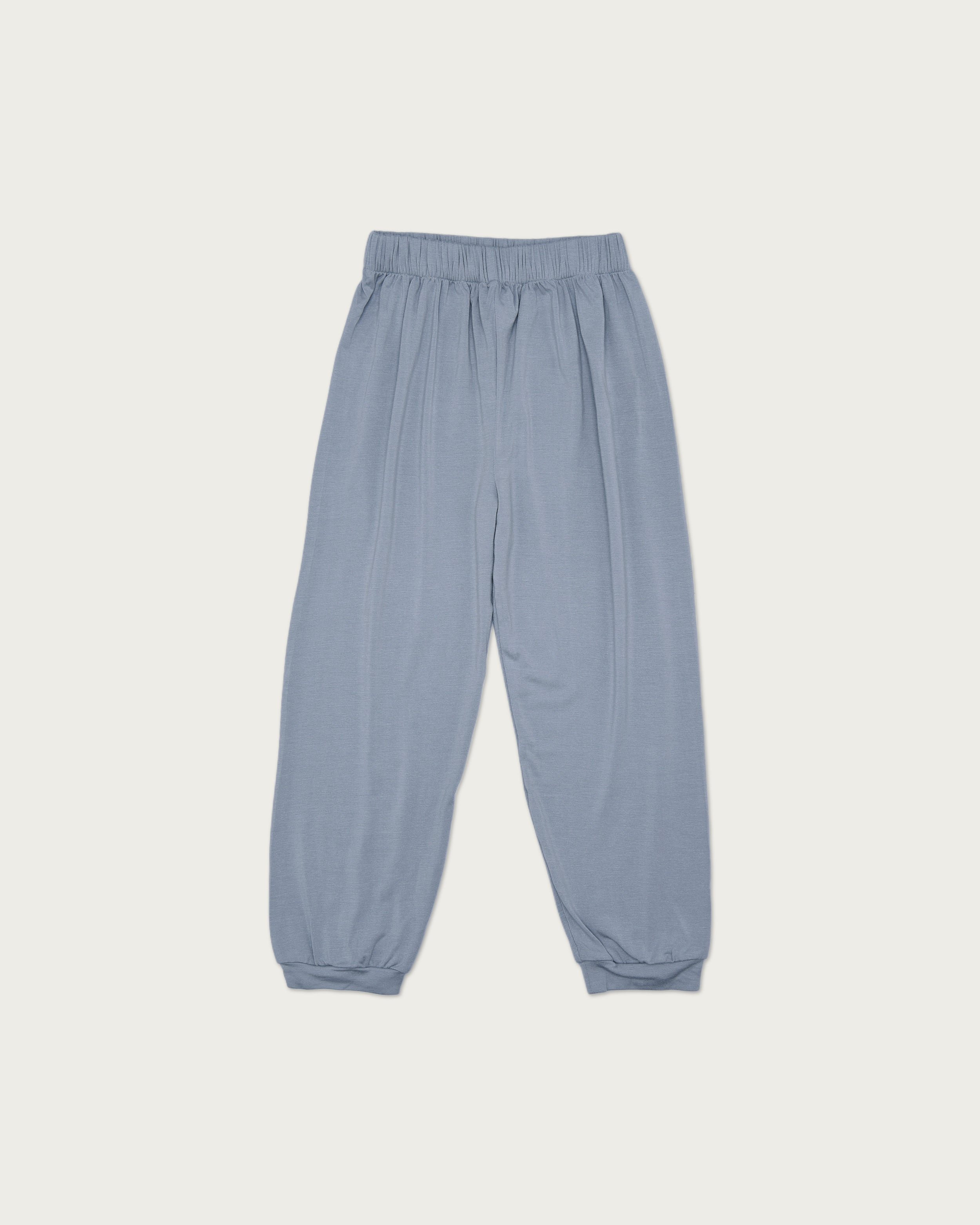 Kid's Boo Long Pants in Faded Denim