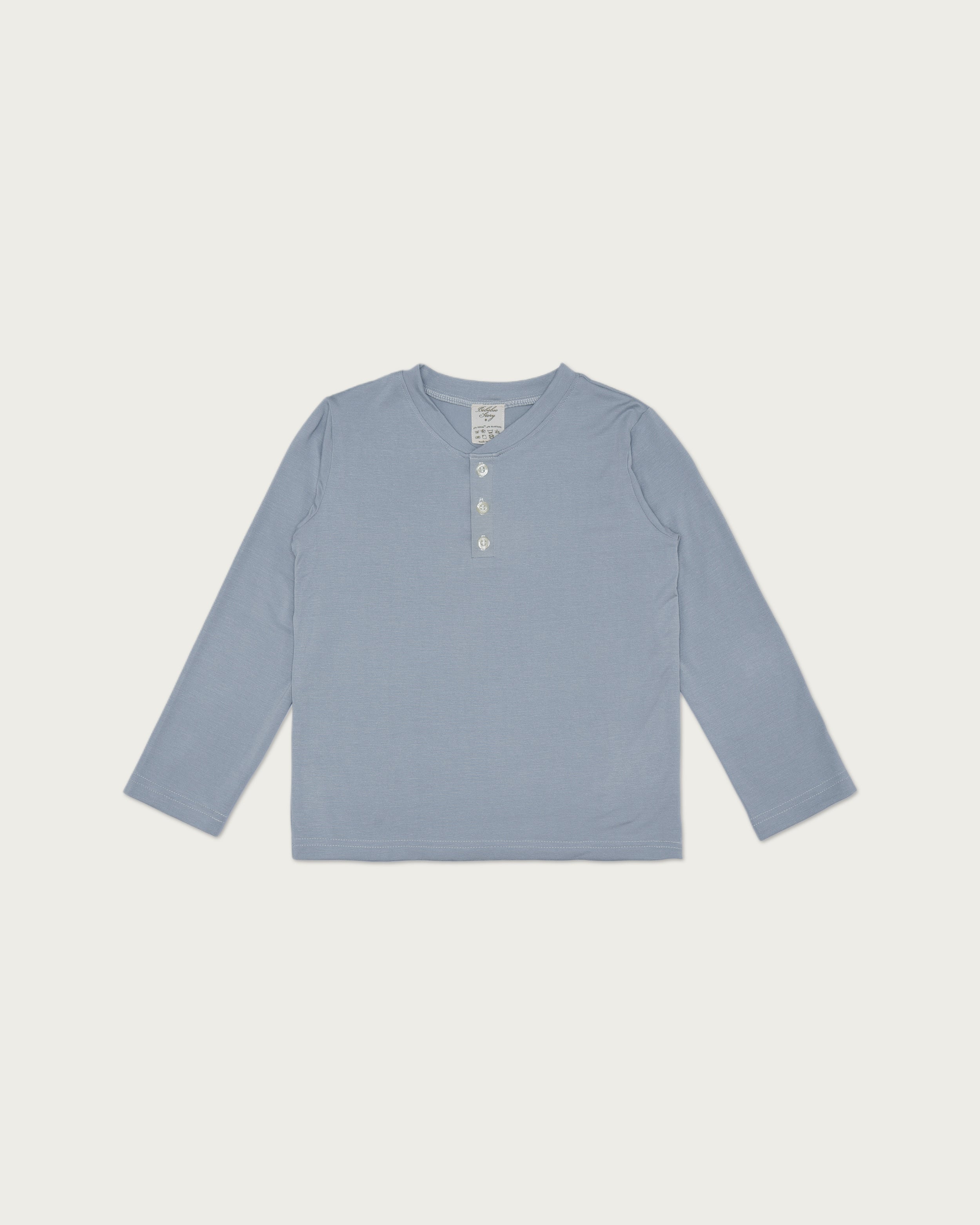 Kid's Lou Top in Faded Denim