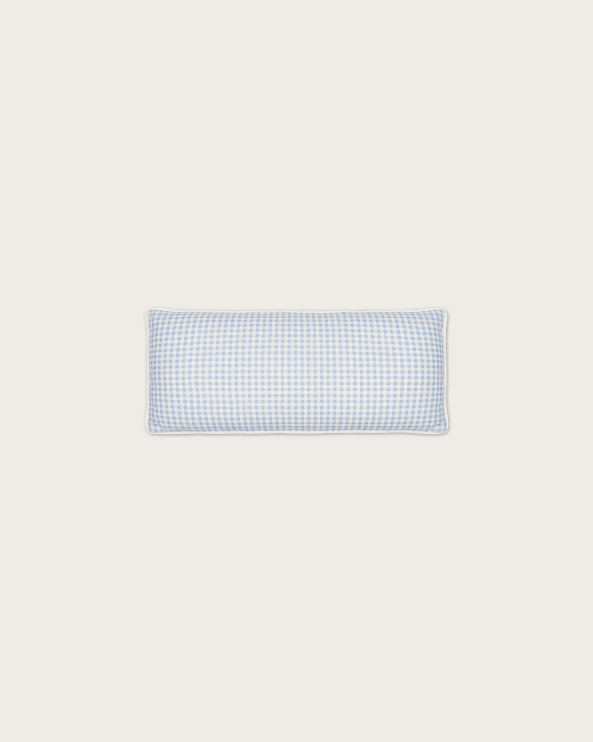 Petite Cuddle Pillow in Cloud Gingham