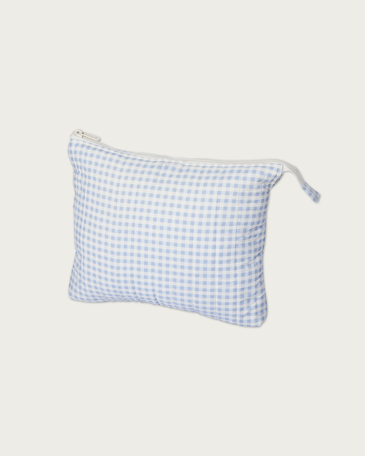 Tall Pouch in Cloud Gingham