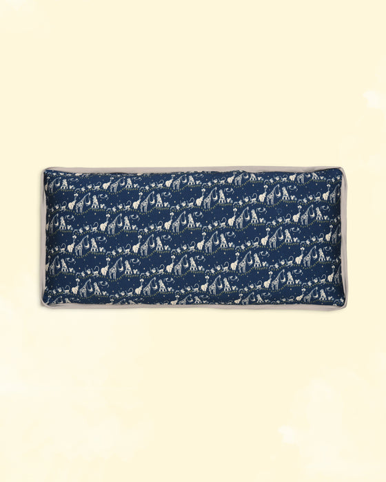 (CASE ONLY) Petite Cuddle Pillow in À La Fête Navy