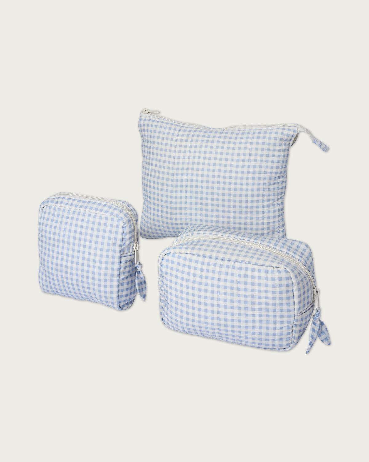 Essential Pouch in Cloud Gingham