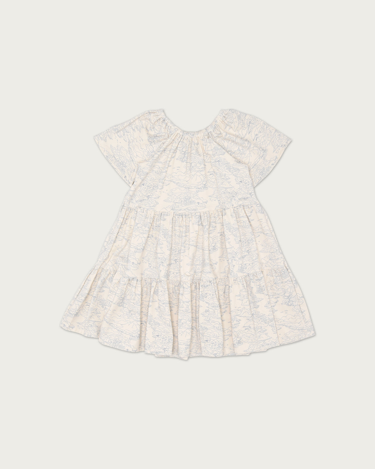 Girl's Abby Dress in Everflow