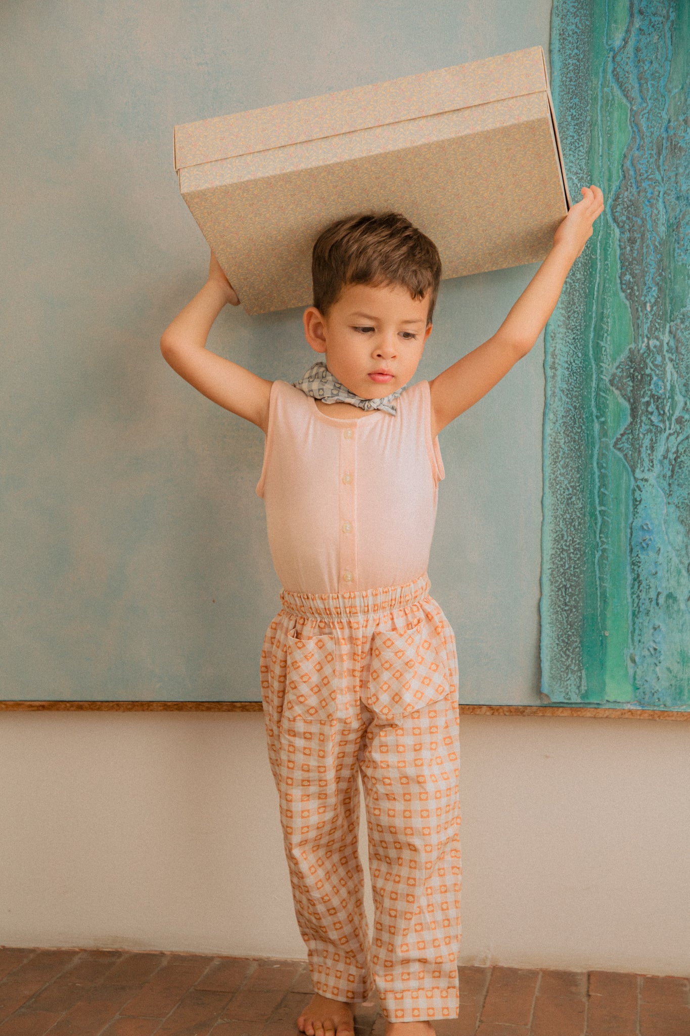 Kid's Louise Pants in Isla