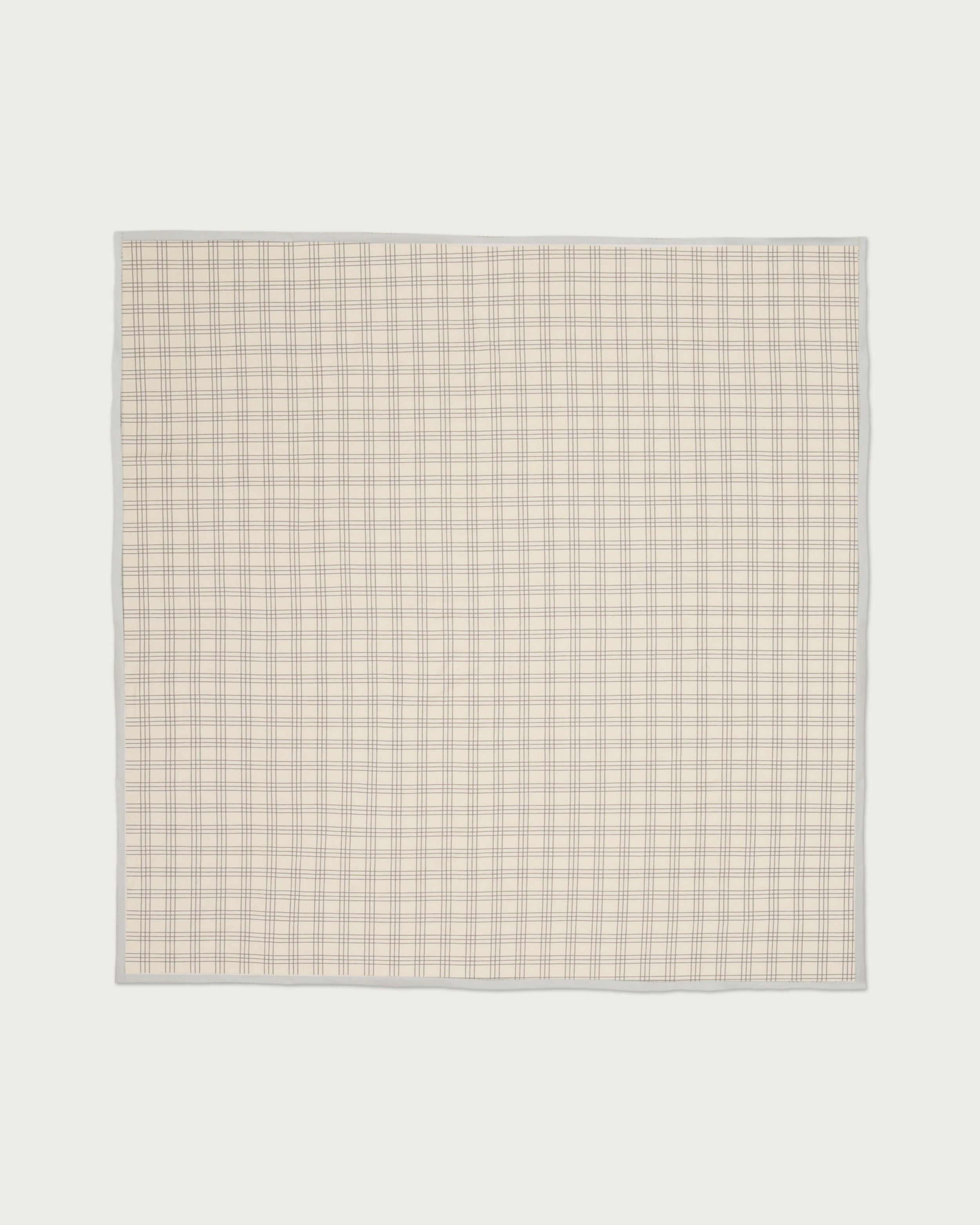 Throw Blanket in Gray Plaid