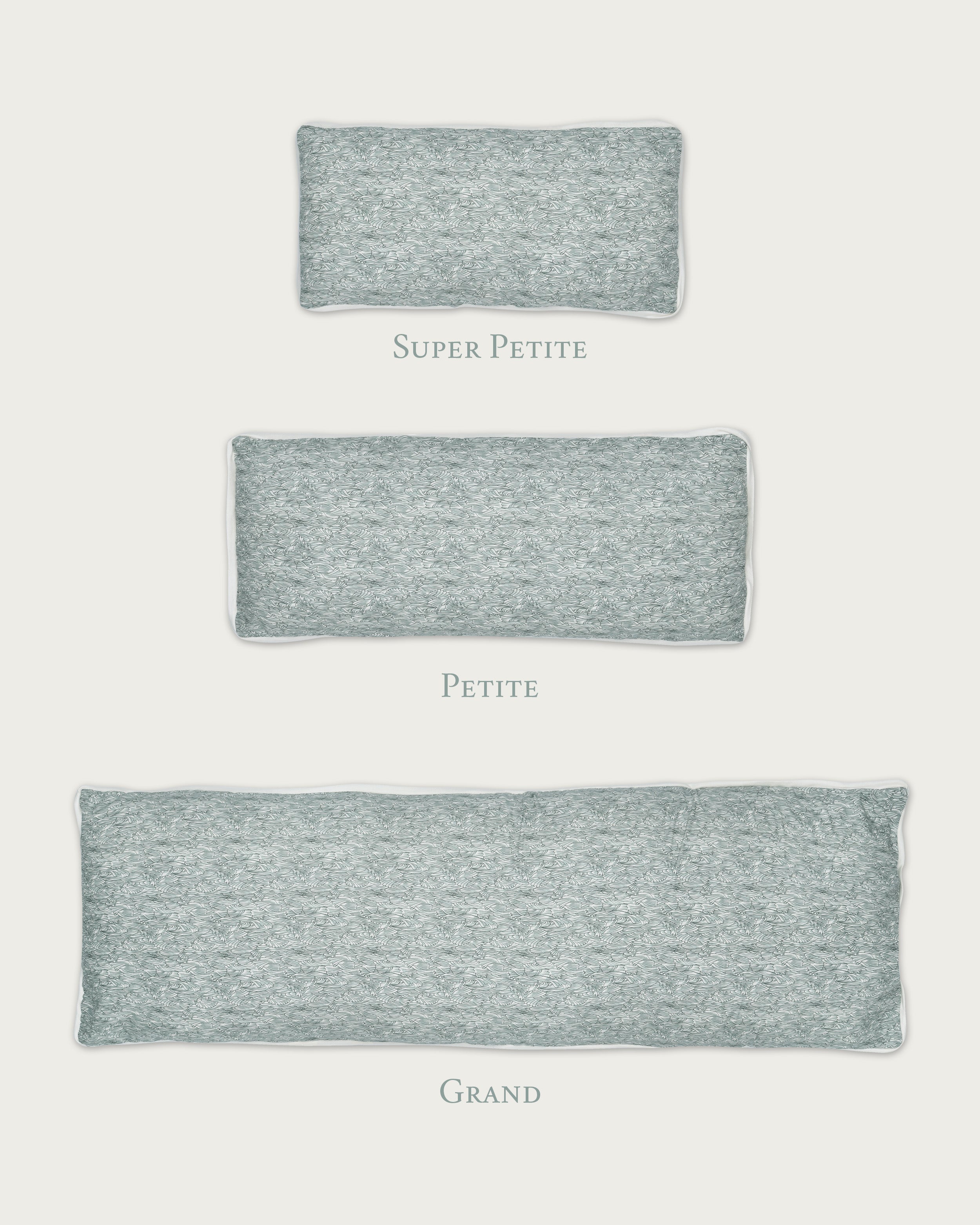 Super Petite Cuddle Pillow in Tidal