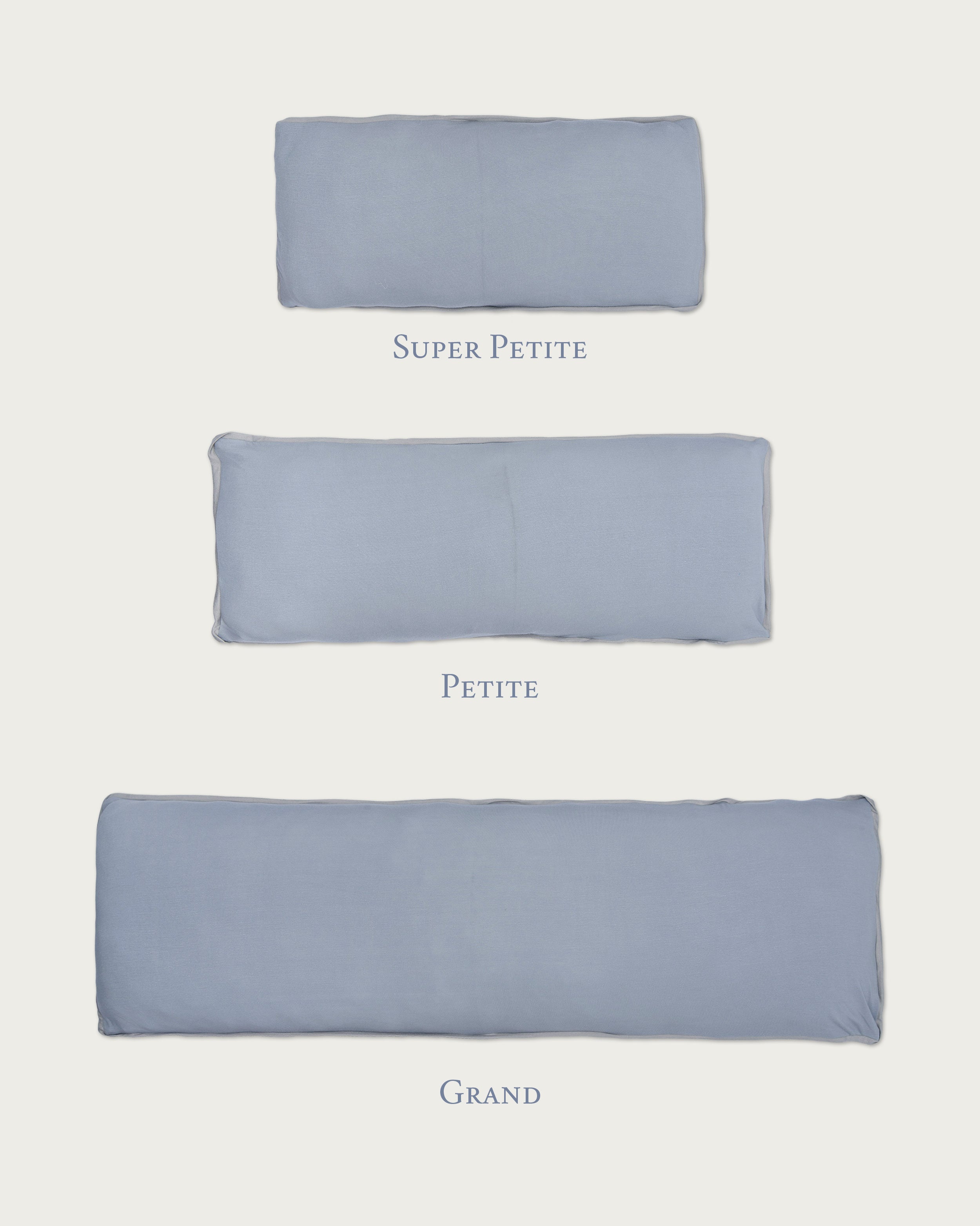 Grand Cuddle Pillow in Faded Denim