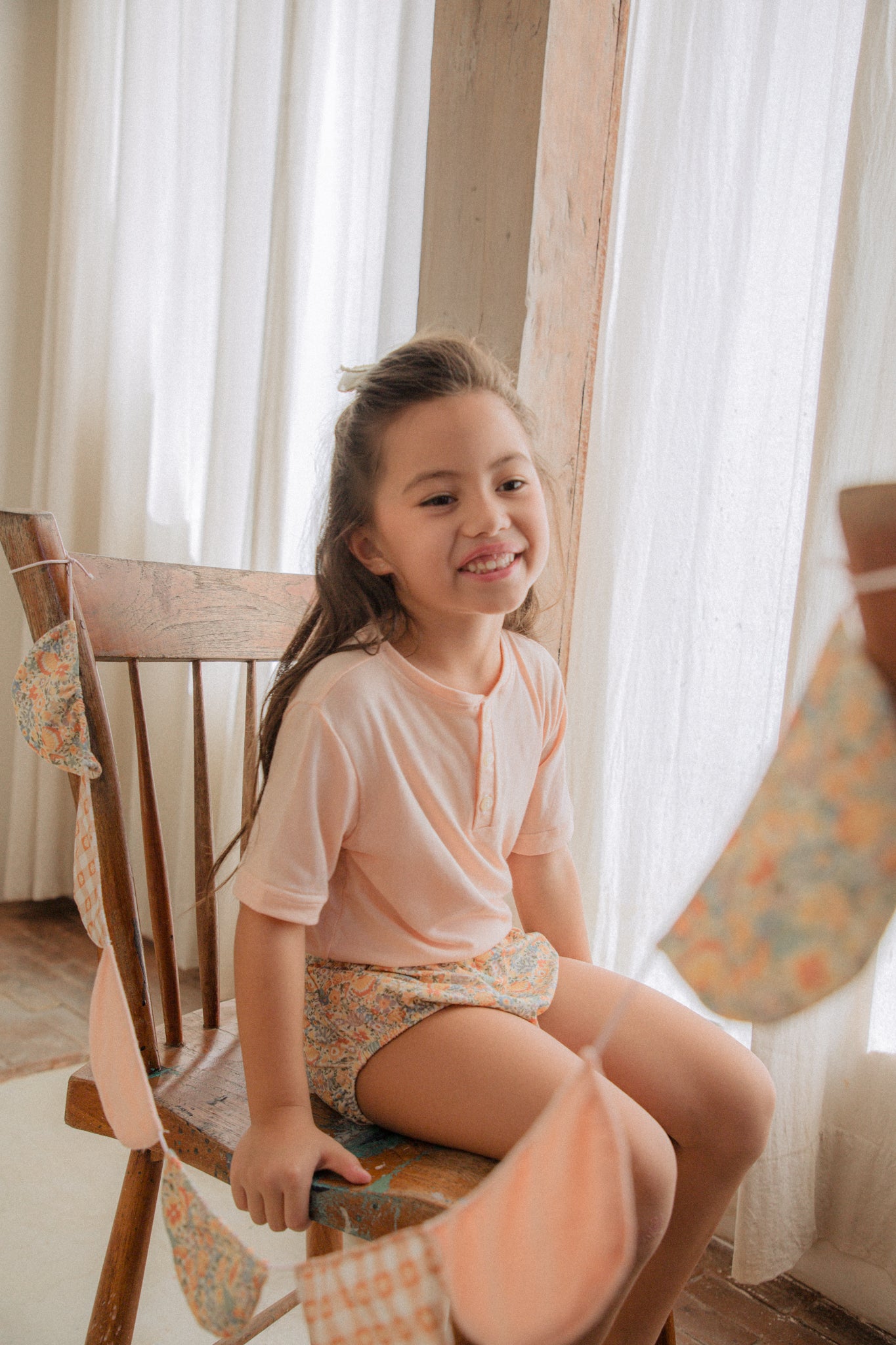 Kid's Bloomers in Coralino