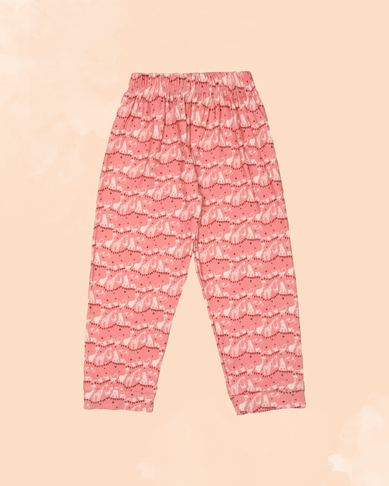 Kid's Boo Long Pants in À La Fête Pink