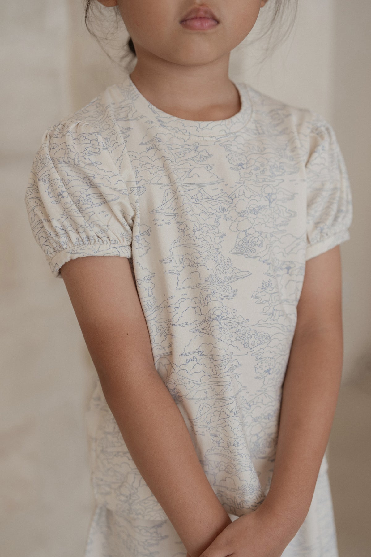 Girl's Anne Top in Everflow