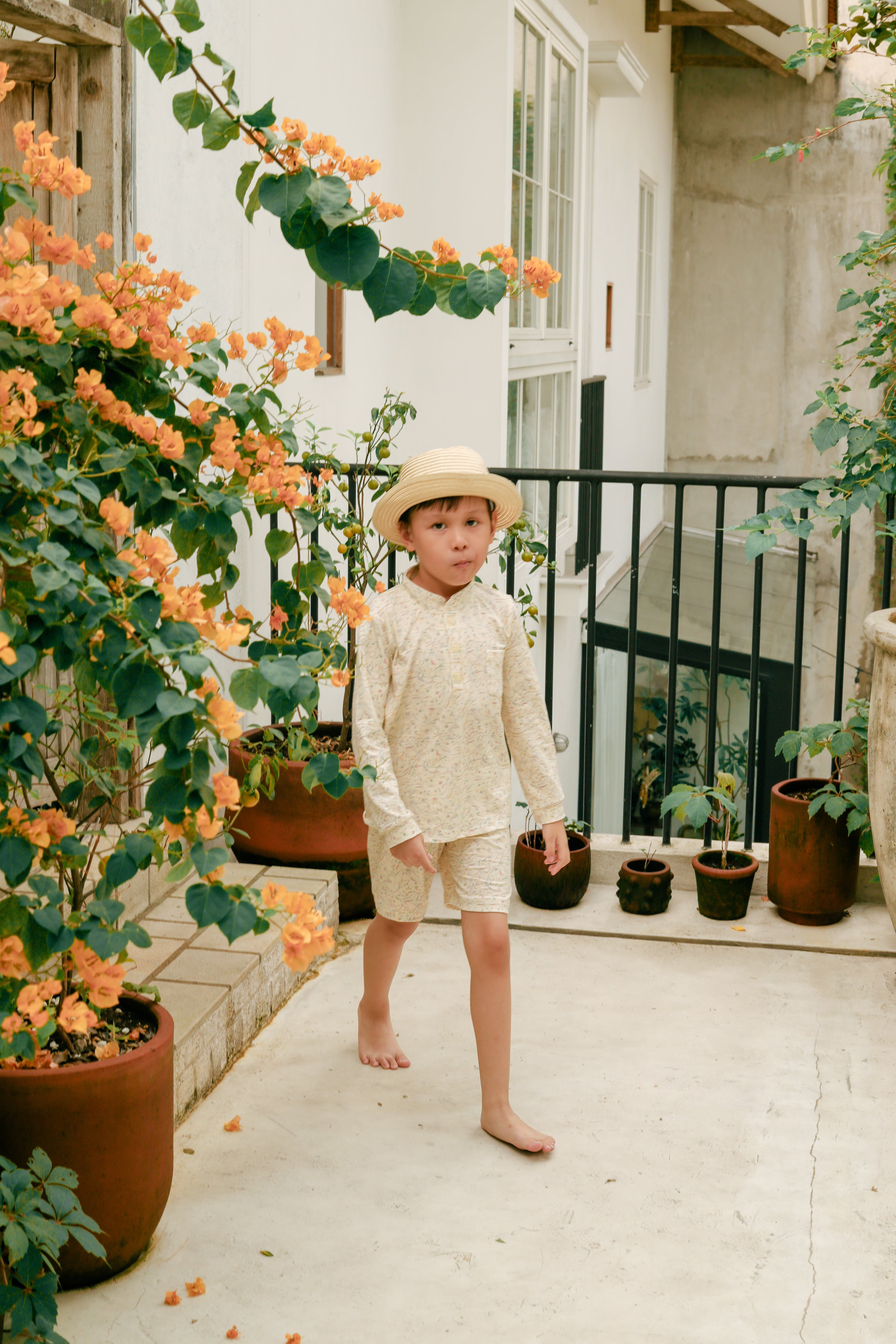 Kid's Boo Short Pants in Signore Seals