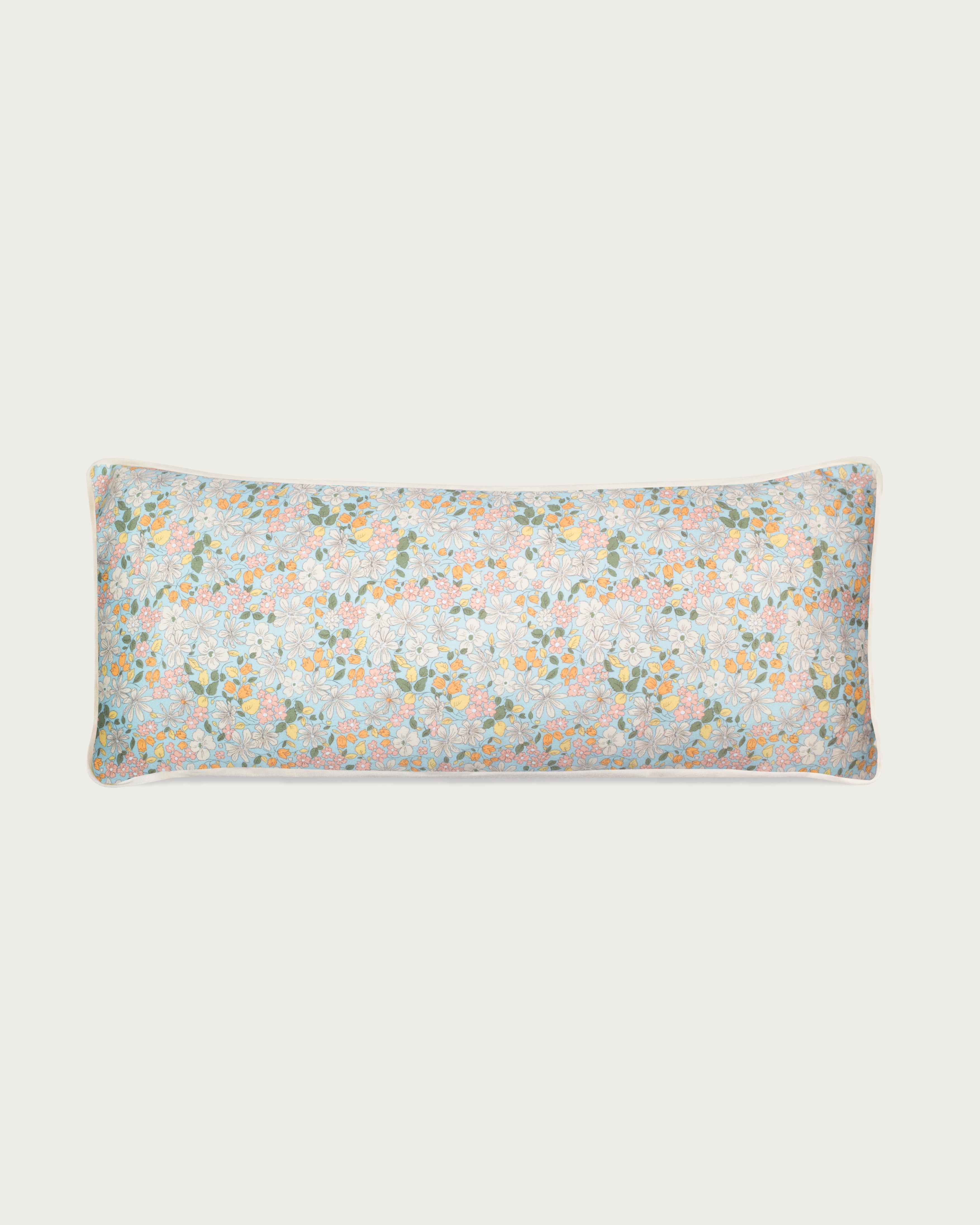 Petite Cuddle Pillow in Blue Daisy