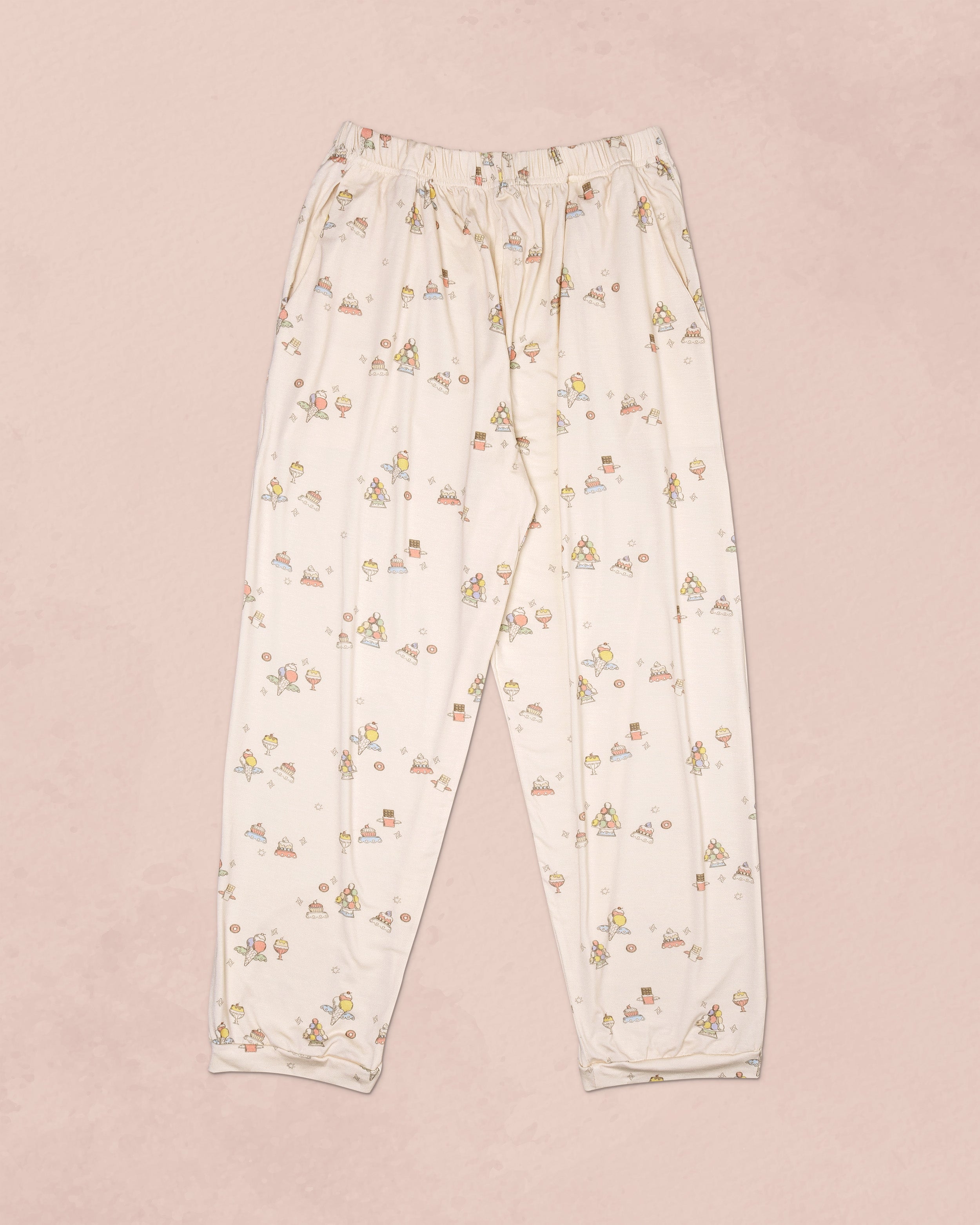 Unisex Adult's Boo Long Pants in Sweet Heavens