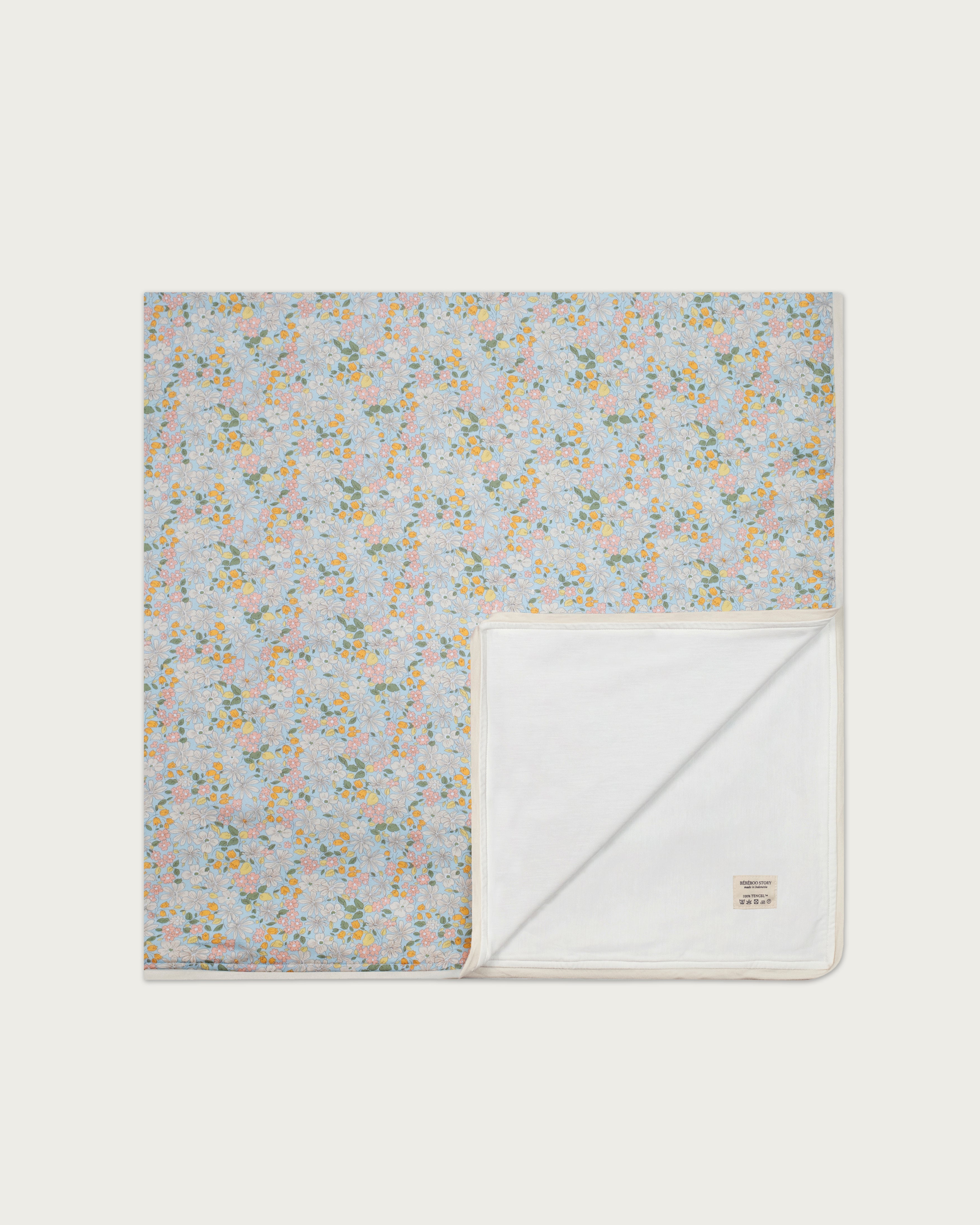 Throw Blanket in Blue Cosmos